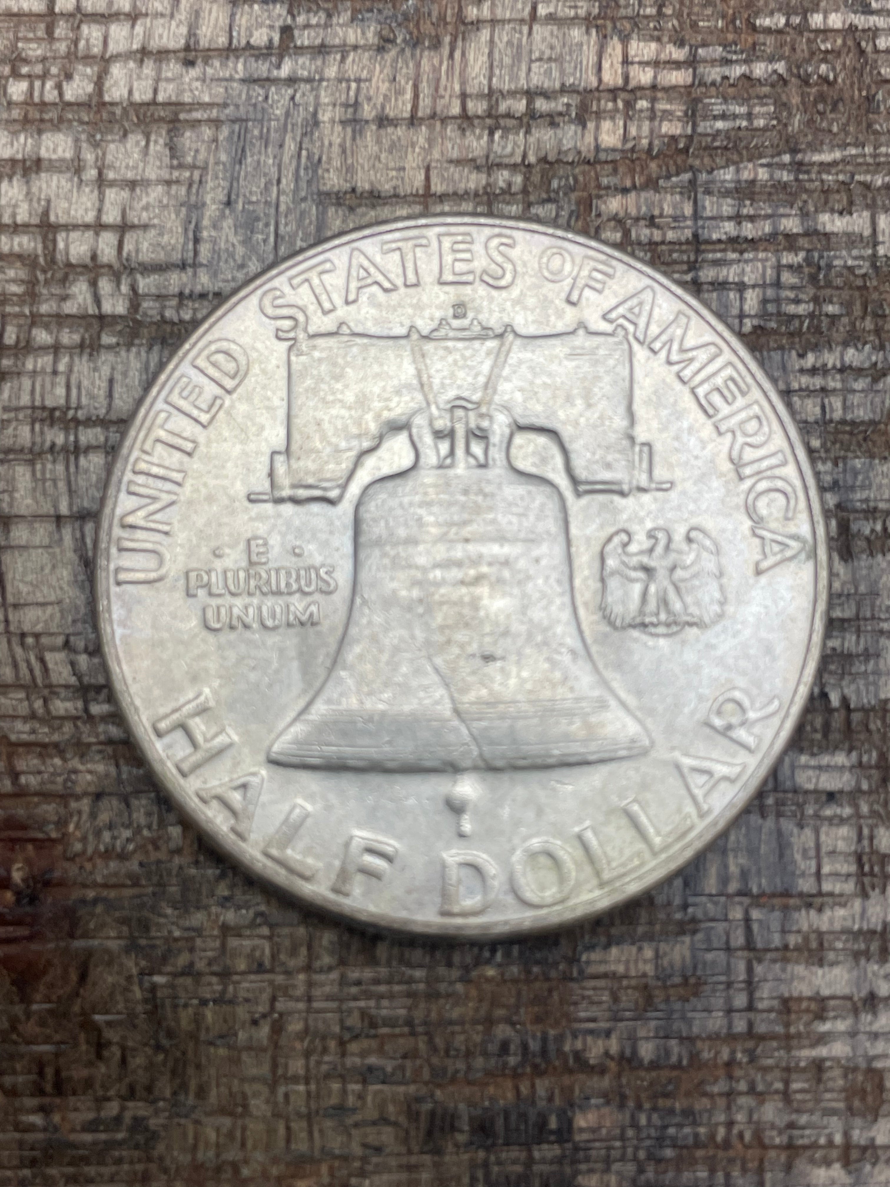 1950-D 50C US Franklin Half Dollar