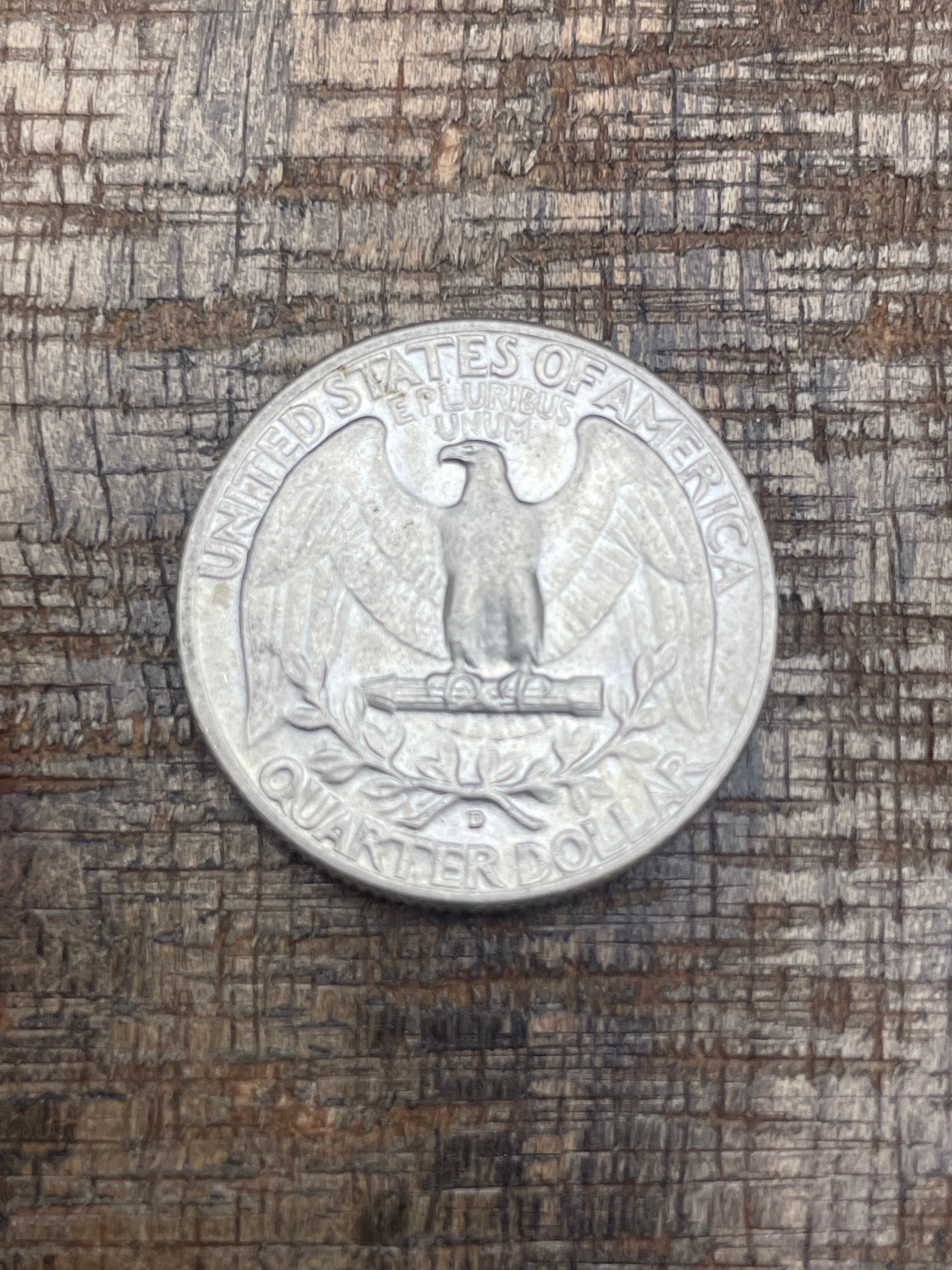 1964-D 25c US Washington Quarter