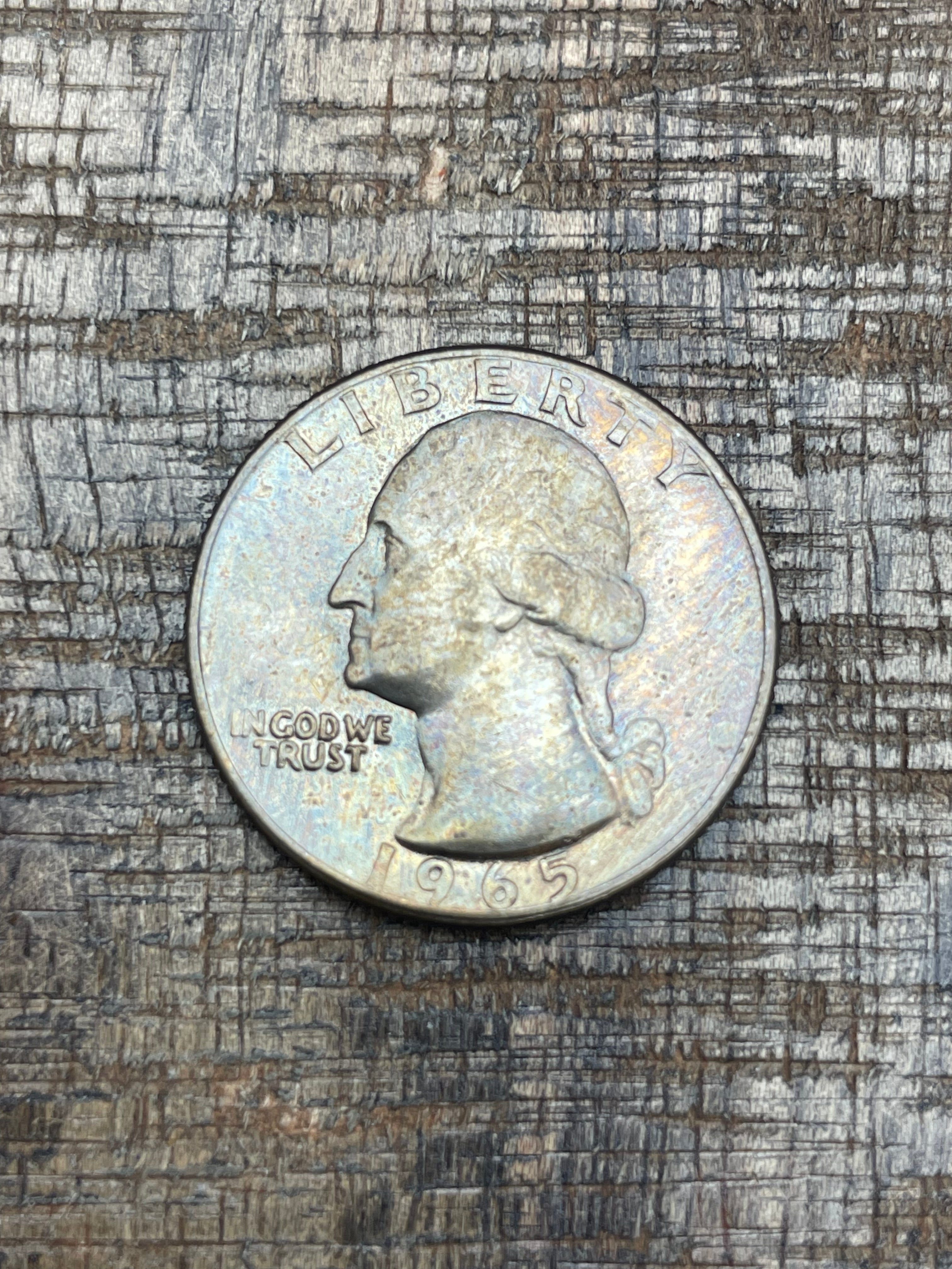 1965 25c US Washington Quarter