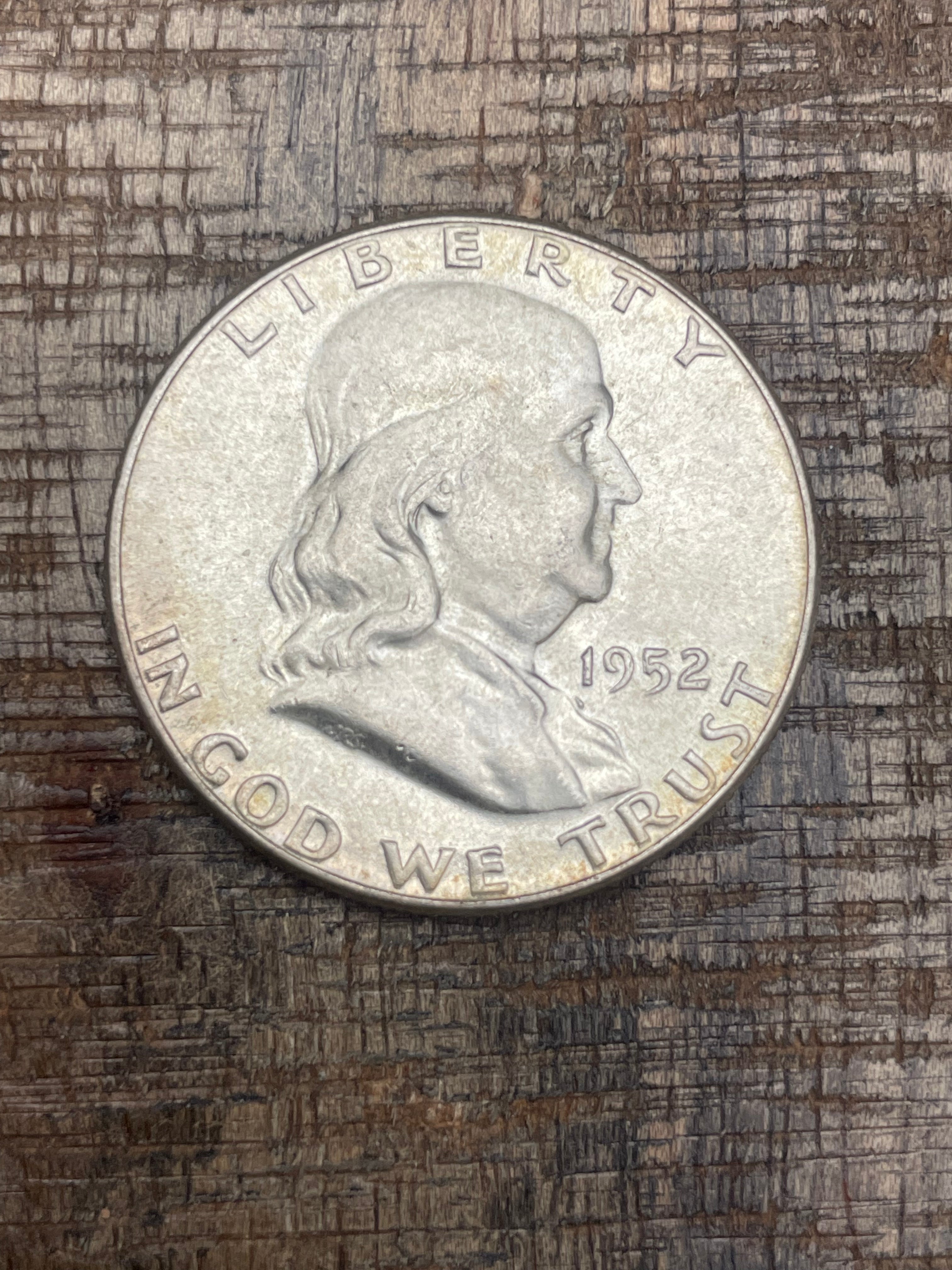 1952 50C US Franklin Half Dollar