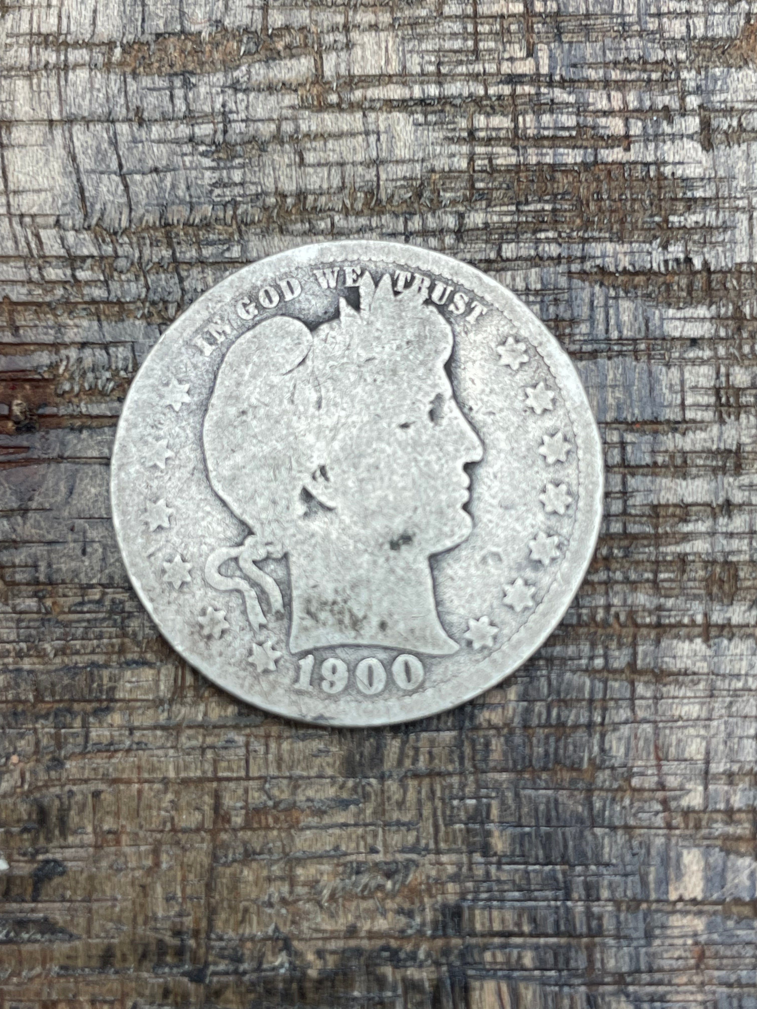 1900 25C US Barber Quarter