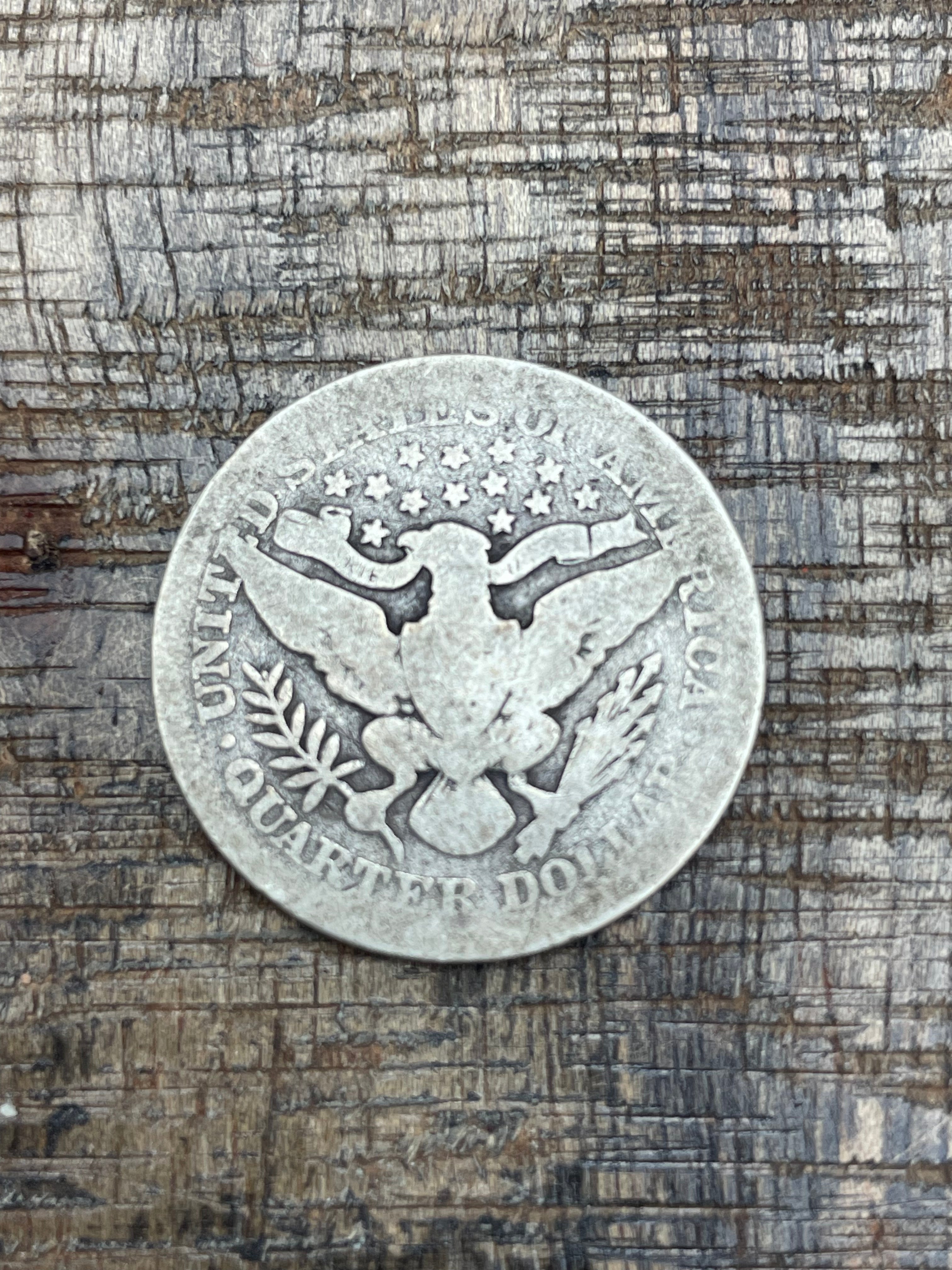 1900 25C US Barber Quarter