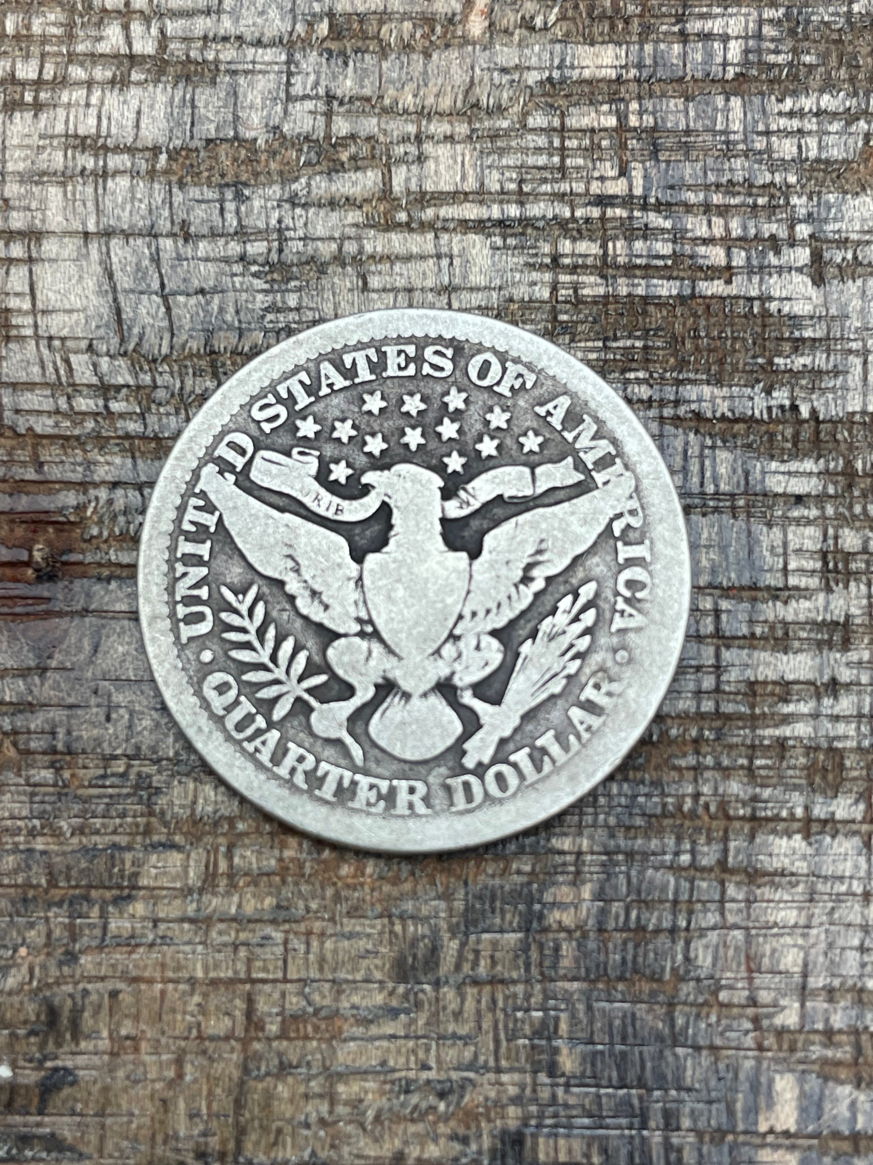 1902 25C US Barber Quarter