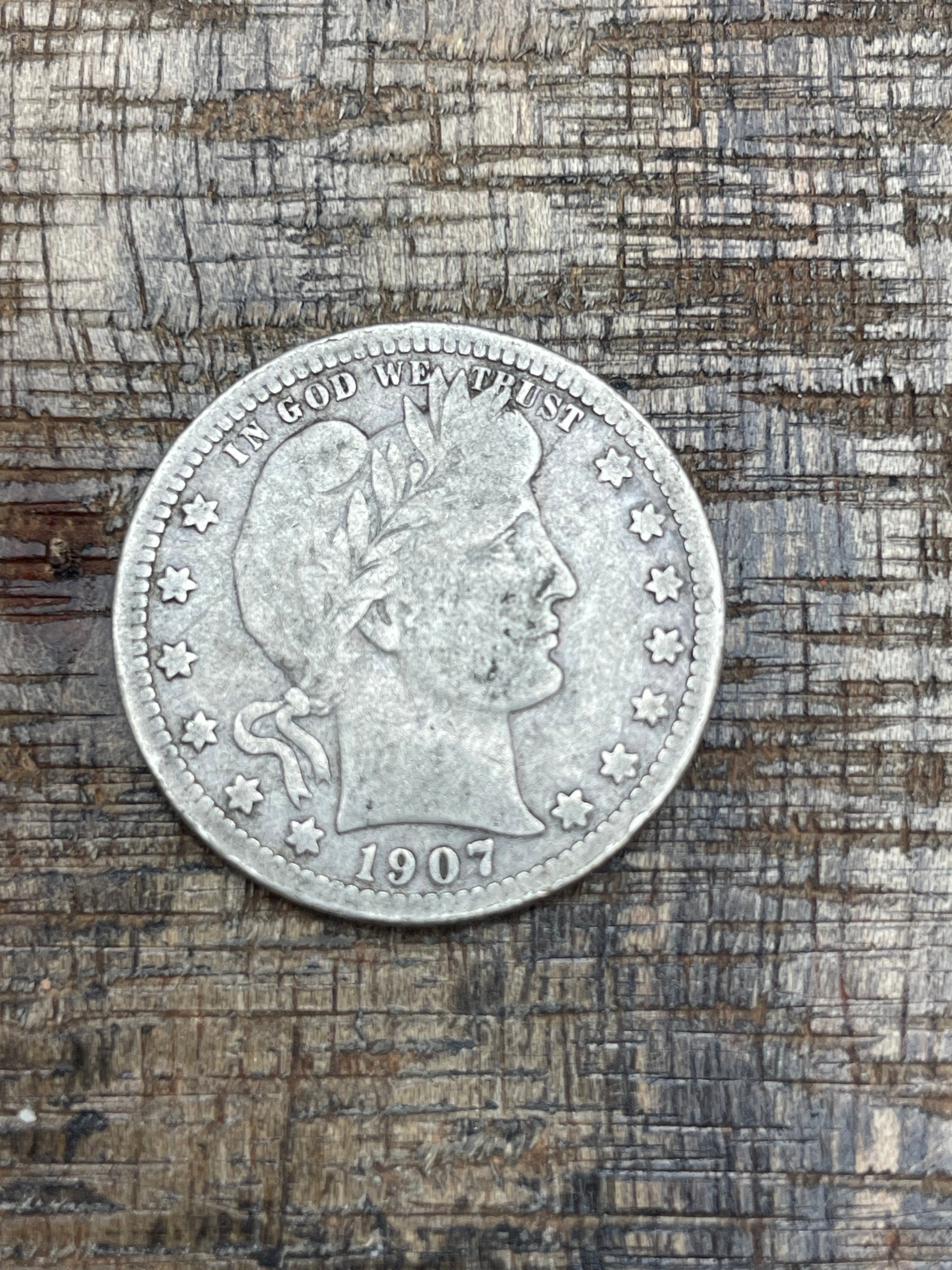 1907-O 25C US Barber Quarter