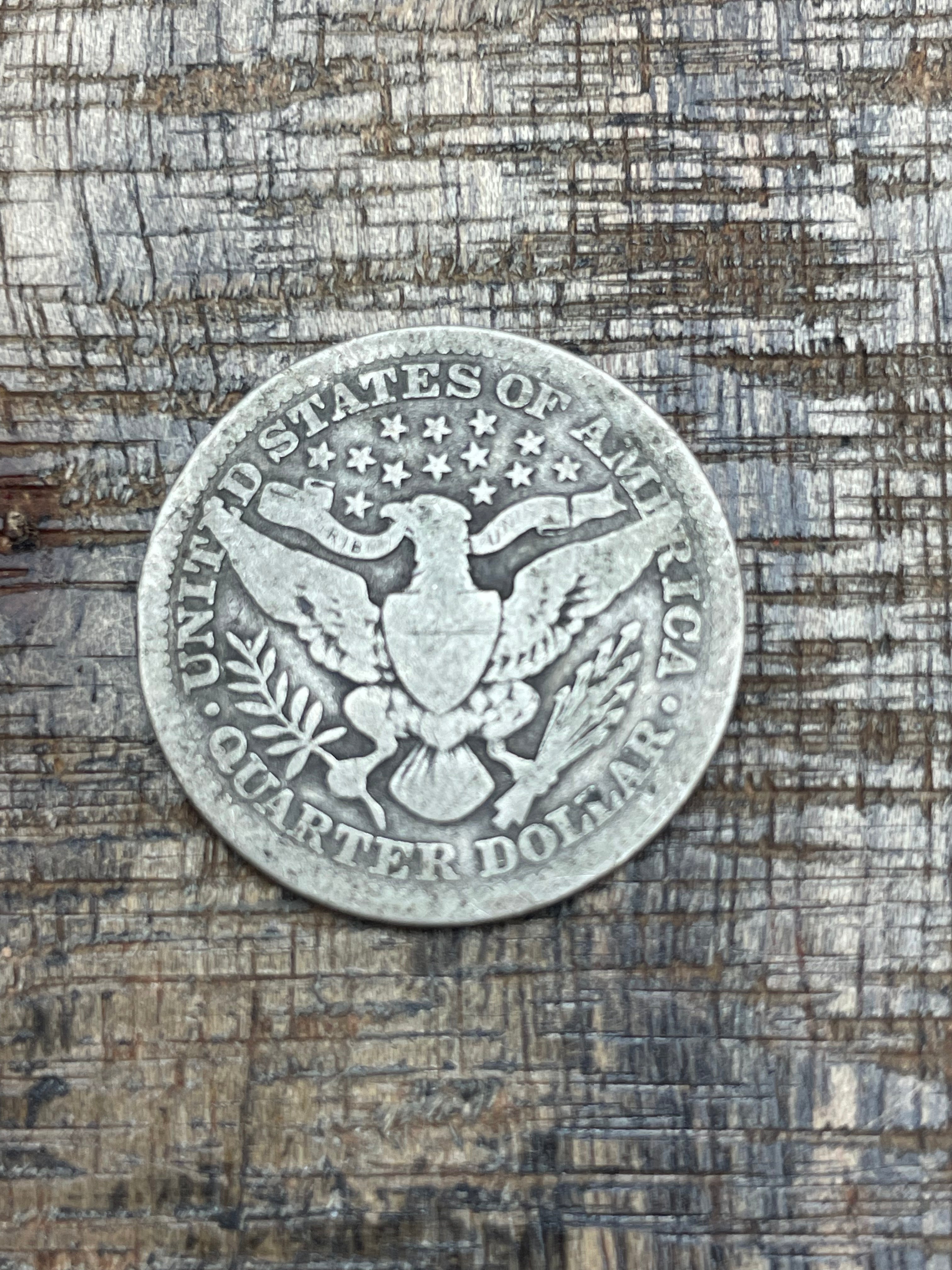 1914 25C US Barber Quarter