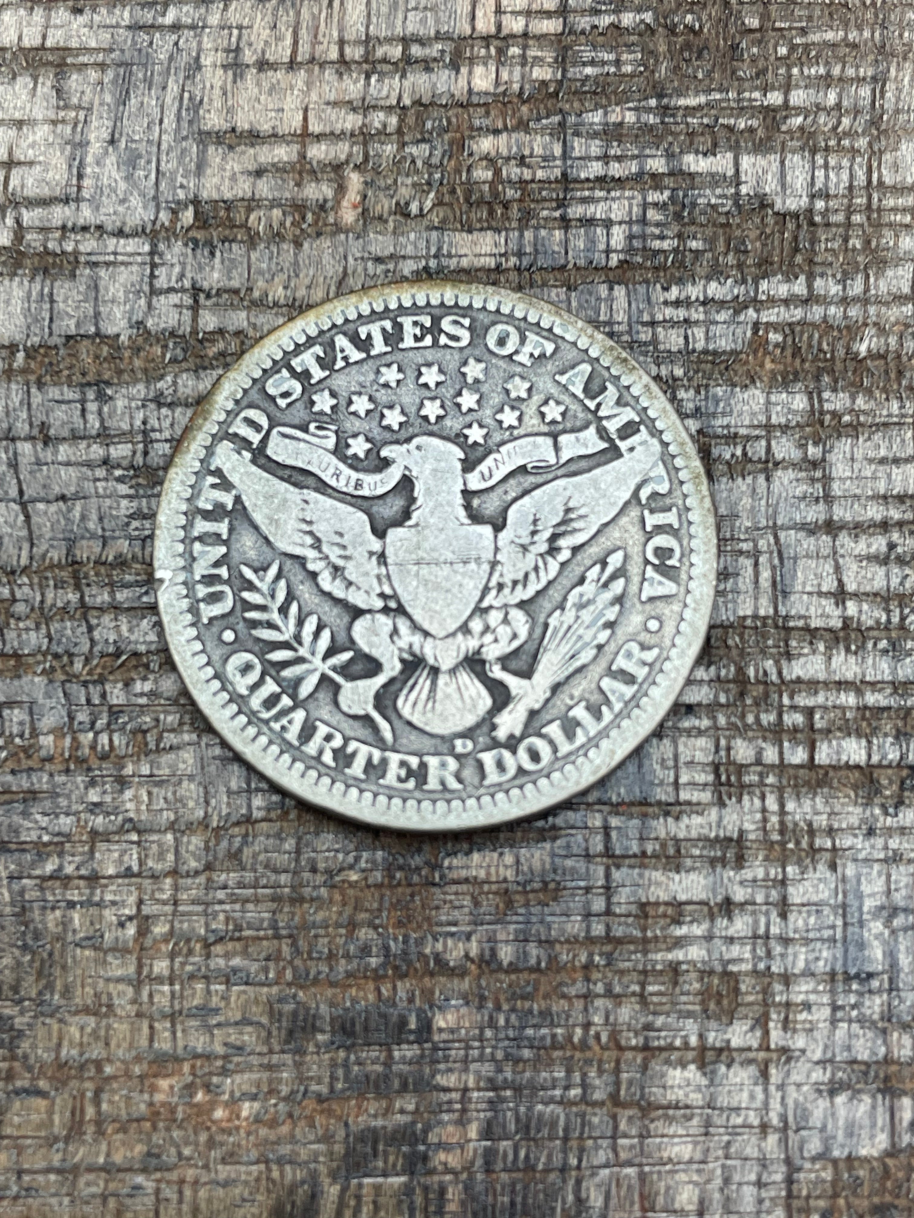 1916-D 25C US Barber Quarter