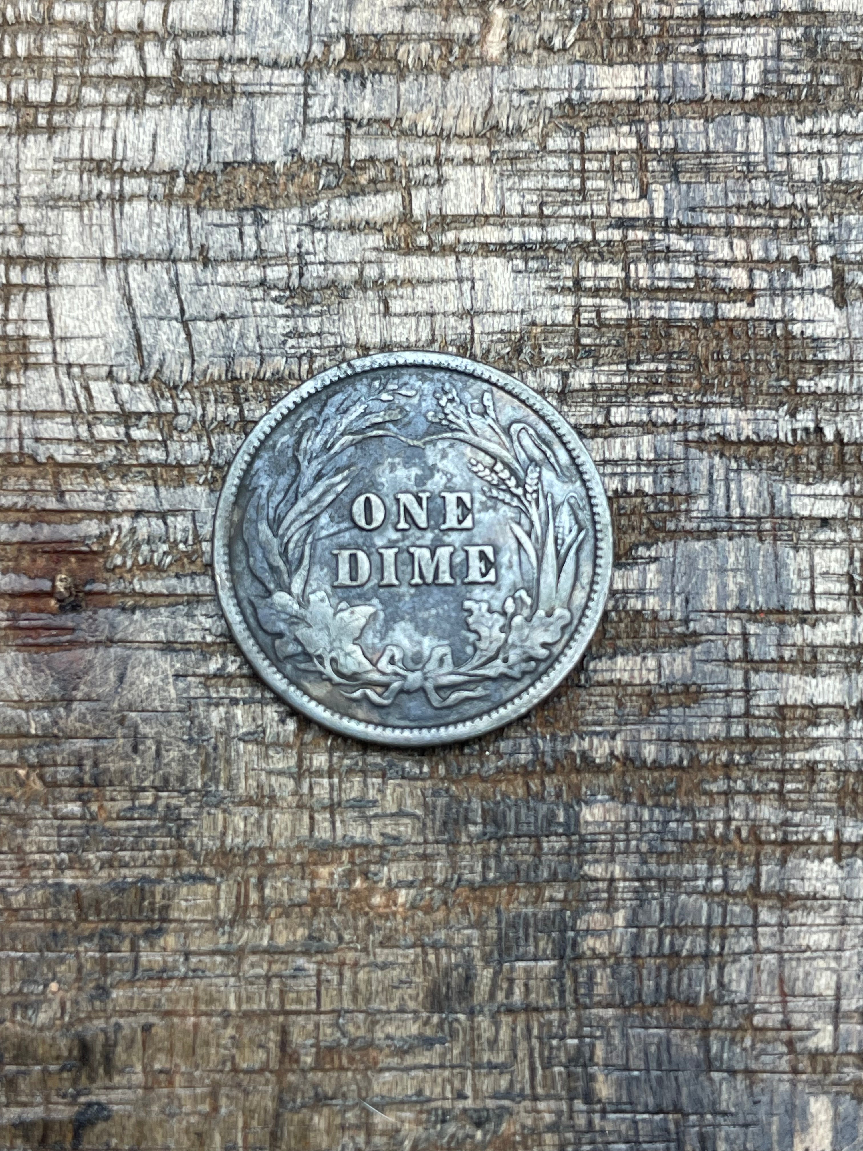 1900 10c US Barber Dime - 90% Silver