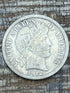 1912 10c US Barber Dime - 90% Silver