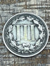 1865 3c US Three Cent Nickel