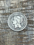 1865 3c US Three Cent Nickel