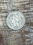 1865 3c US Three Cent Nickel