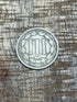 1865 3c US Three Cent Nickel