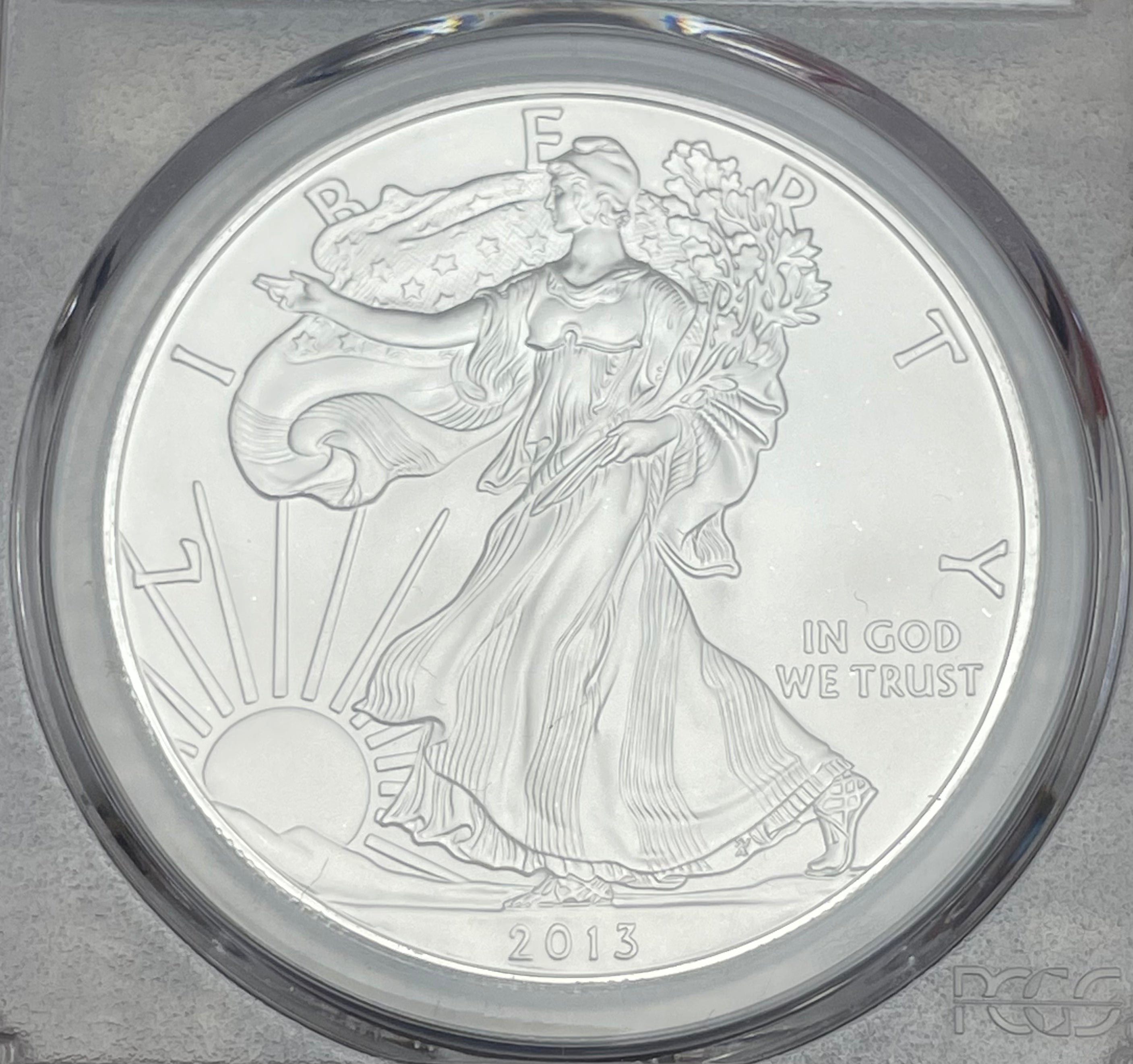 2013-S $1 US American Silver Eagle ~ PCGS MS69 ~ Struck at the San Francisco Mint