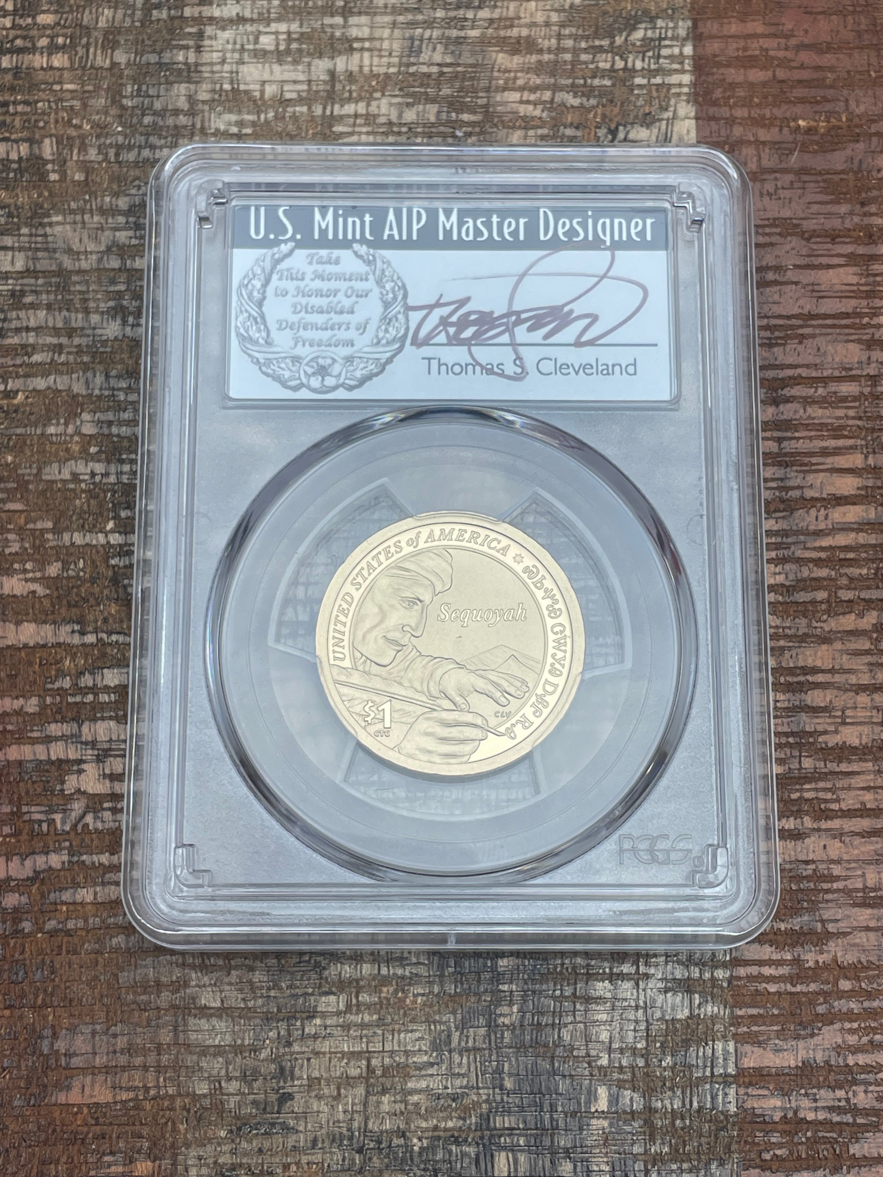 2017-S $1 US Sacagawea Dollar~Native American Enhanced Unc Set~ First Day of Issue-Denver ANA ~ PCGS SP70