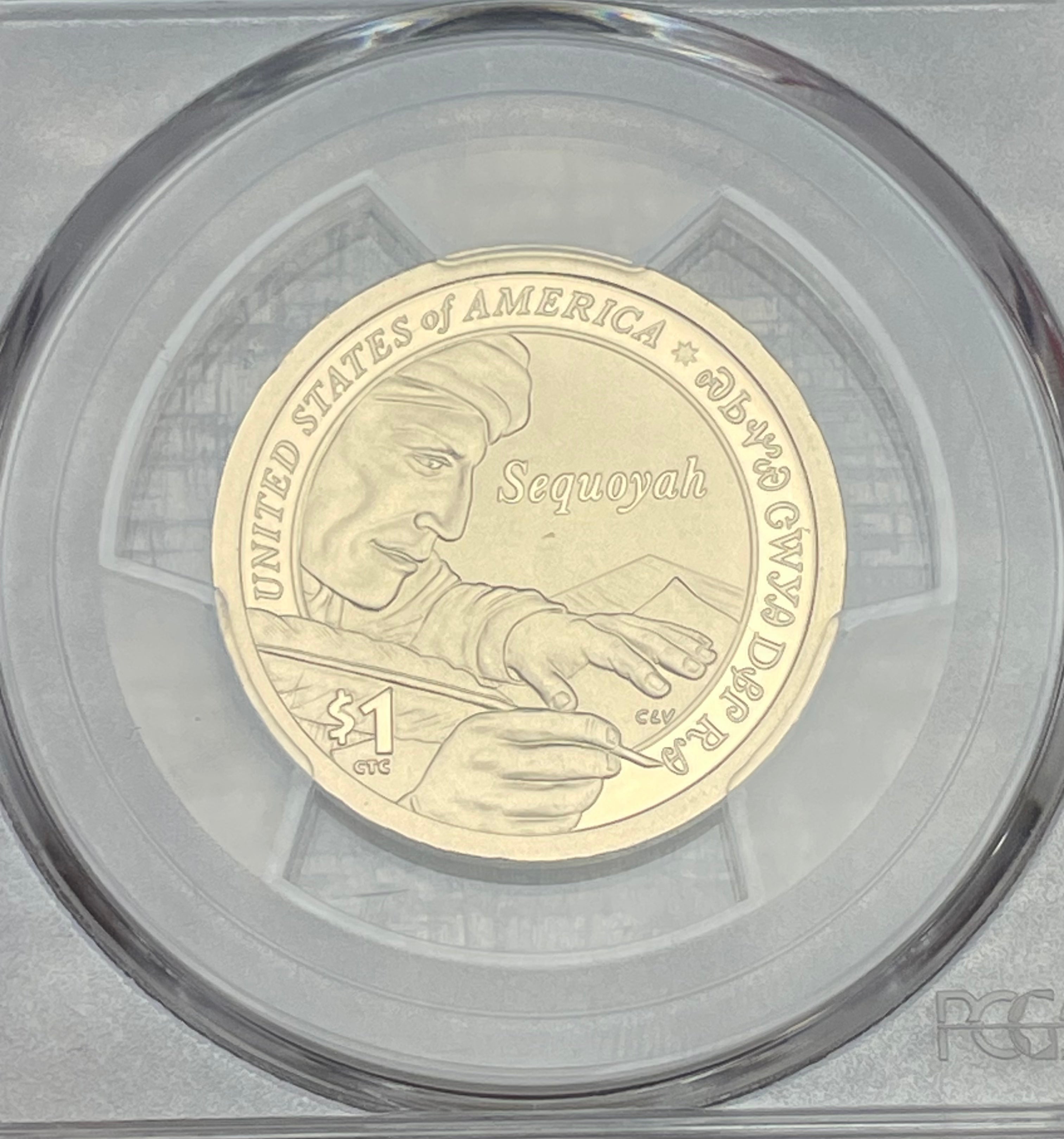 2017-S $1 US Sacagawea Dollar~Native American Enhanced Unc Set~ First Day of Issue-Denver ANA ~ PCGS SP70