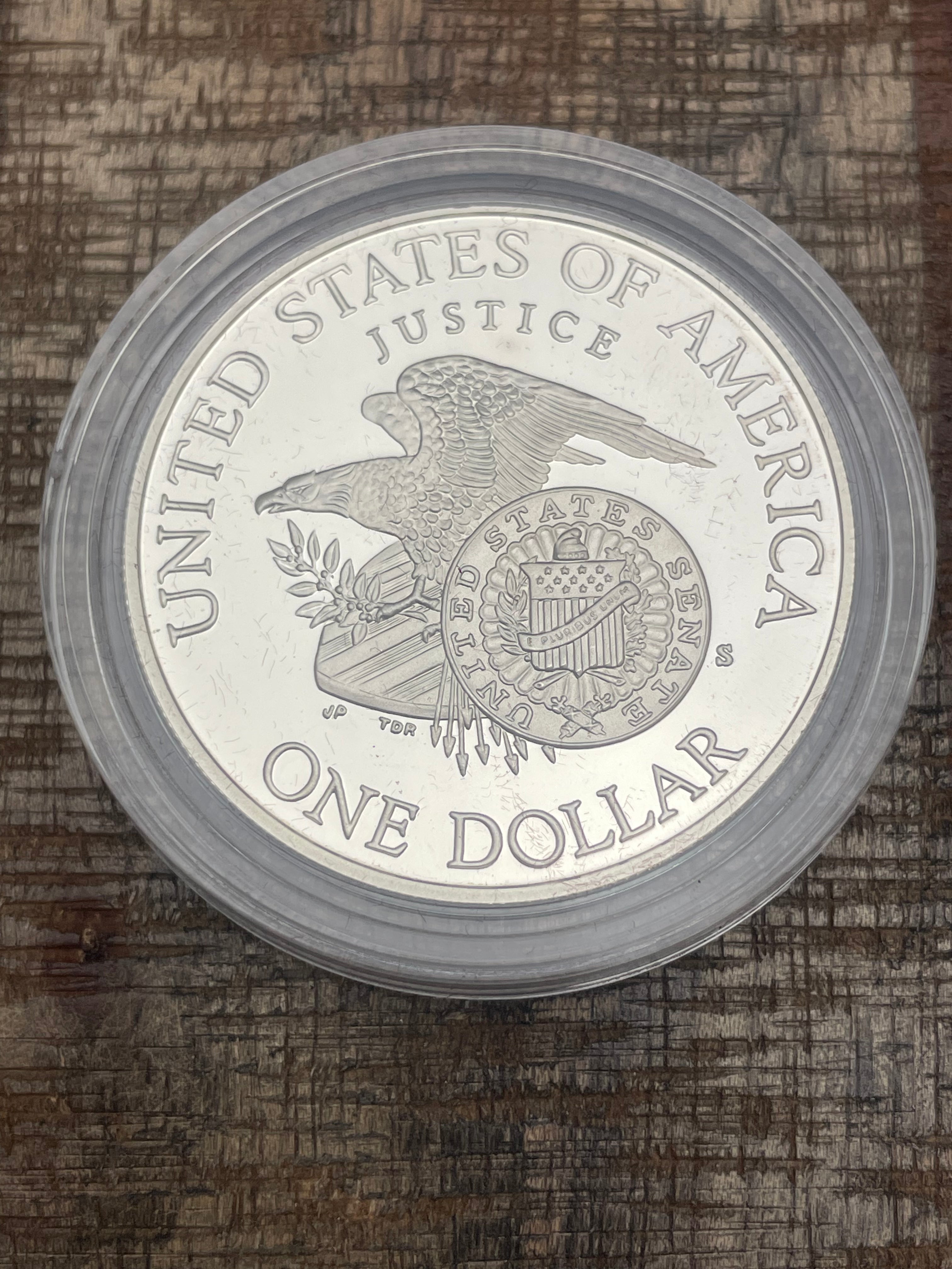 1993 Robert F. Kennedy Memorial Commemorative Coin~ Silver Proof Dollar ~ OGP with COA