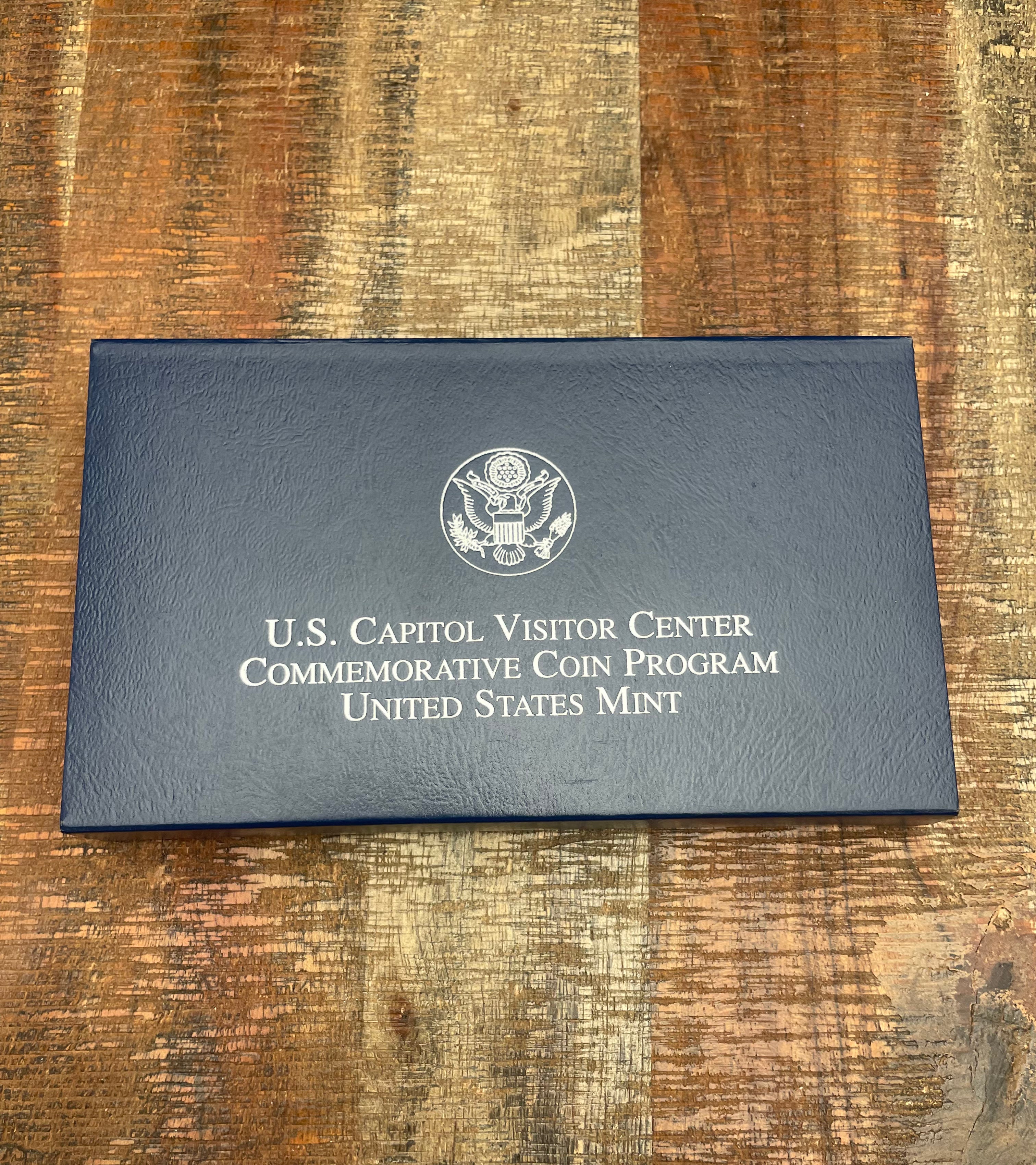 2001 Capitol Visitor Center Silver Dollar~Proof Silver Dollar~OGP with COA