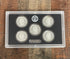 2013 US Mint America the Beautiful Quarters Silver Proof Set in OGP with COA