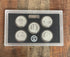 2013 US Mint America the Beautiful Quarters Silver Proof Set in OGP with COA