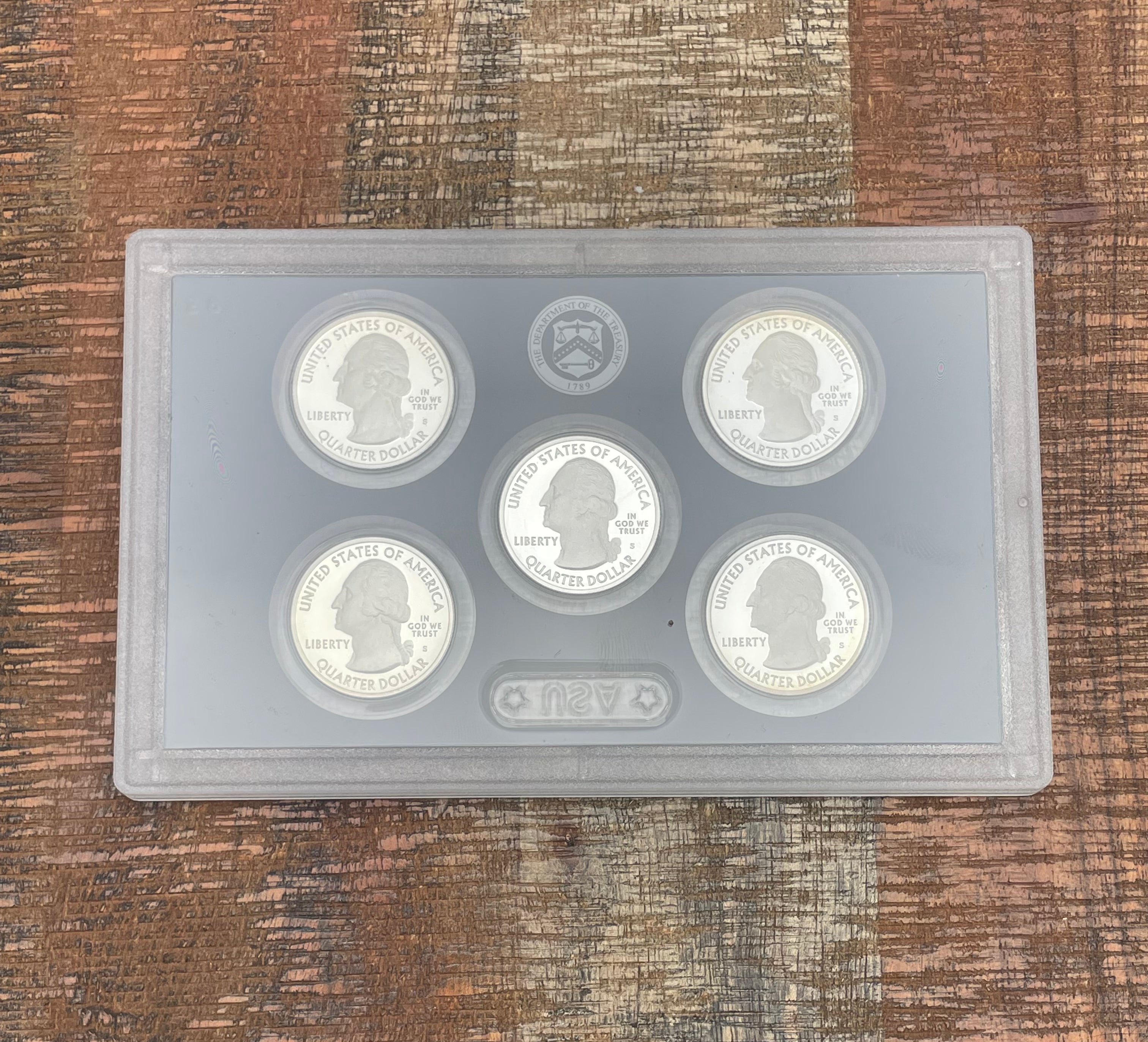 2013 US Mint America the Beautiful Quarters Silver Proof Set in OGP with COA