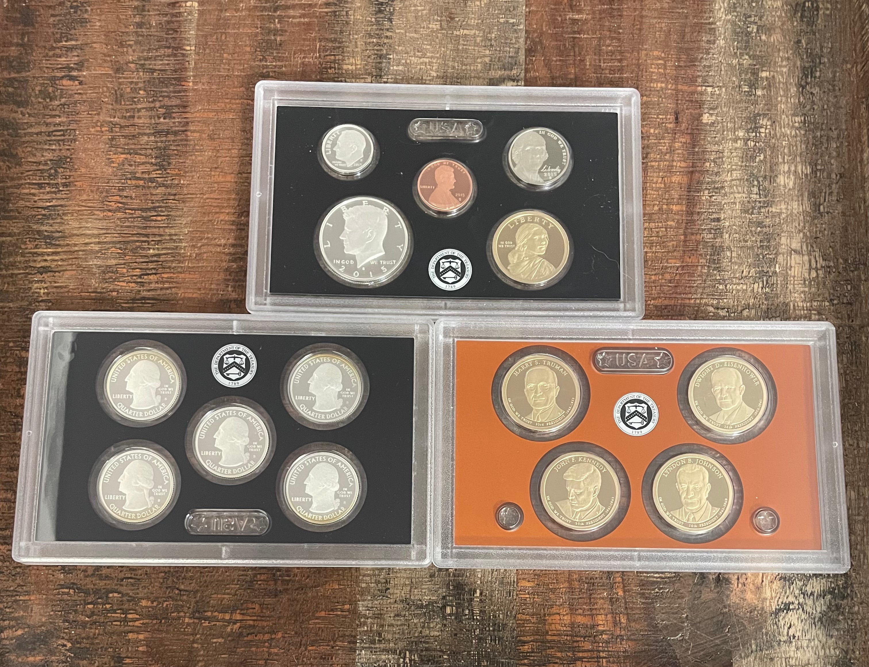 2015  US Mint Silver Proof Set ~ In OGP with COA