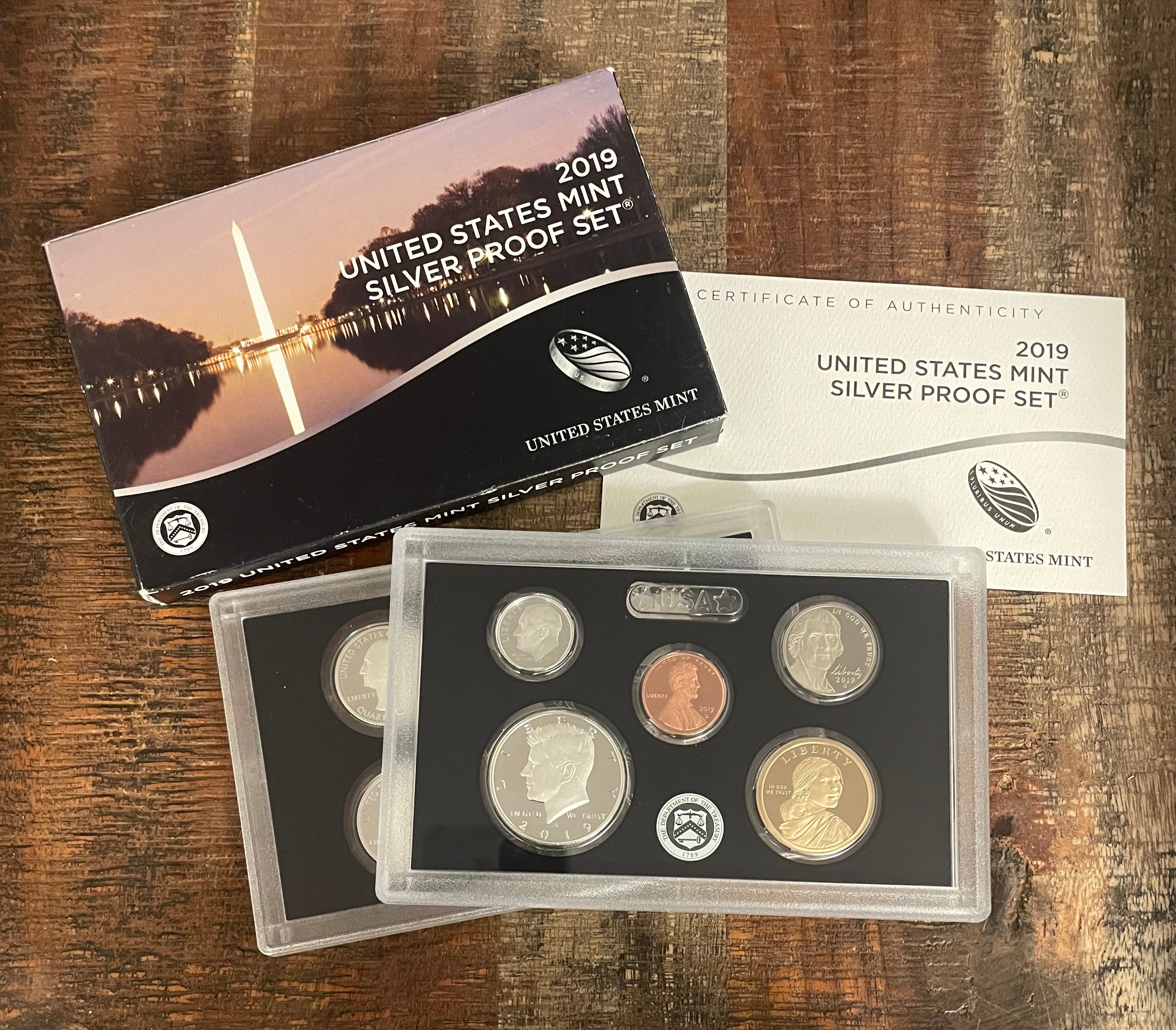 2019 US Mint Silver Proof Set ~ In OGP with COA