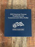 2010 American Veterans Disabled for Life Commemorative Silver Dollar~Proof Silver Dollar~In OGP with COA