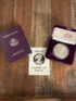 1987-S $1 US American Proof Silver Eagle Coin~Capsule, Presentation Case and Box included with COA
