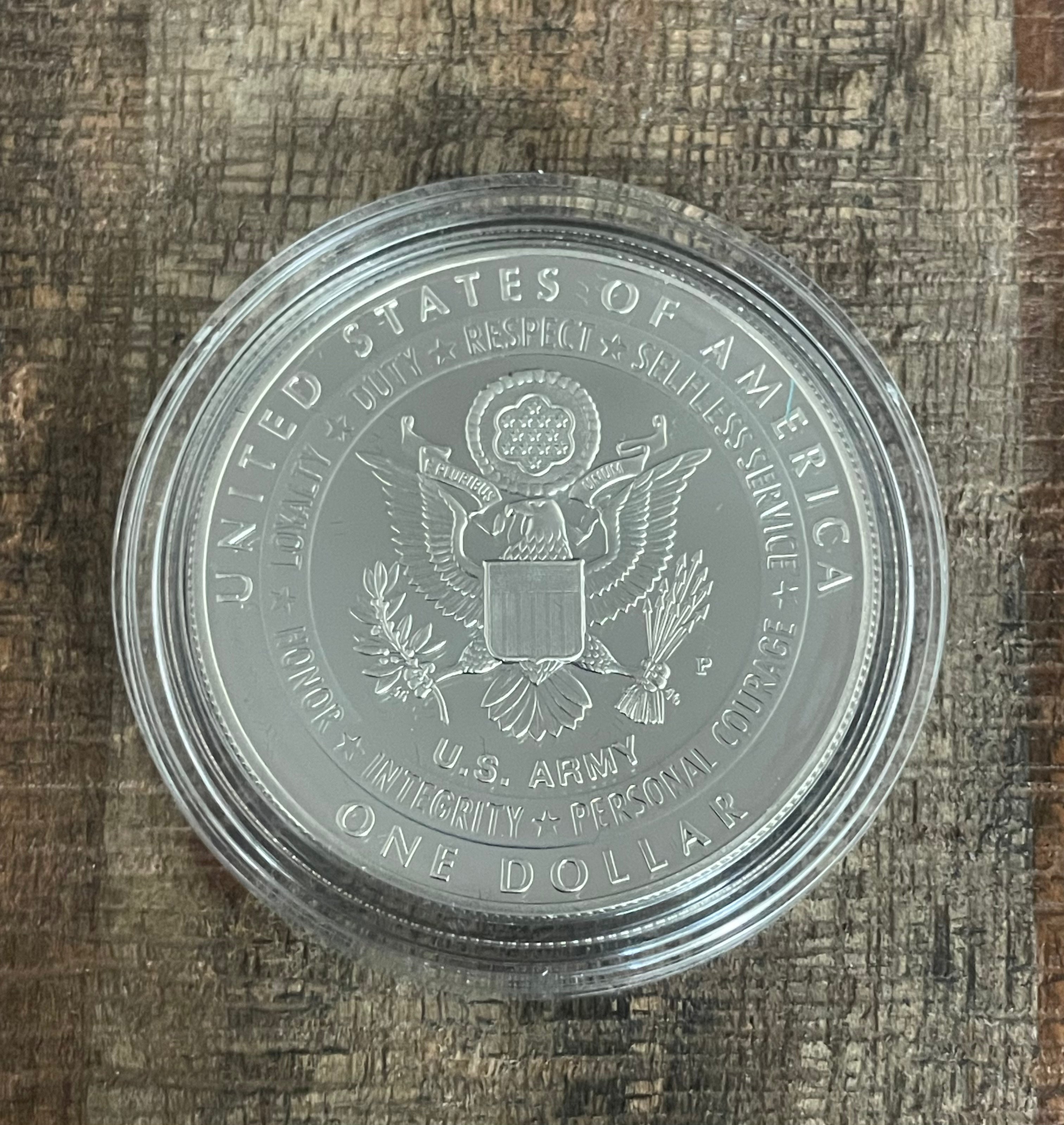 2011 United States Army Commemorative Proof Silver Dollar~In OGP with COA