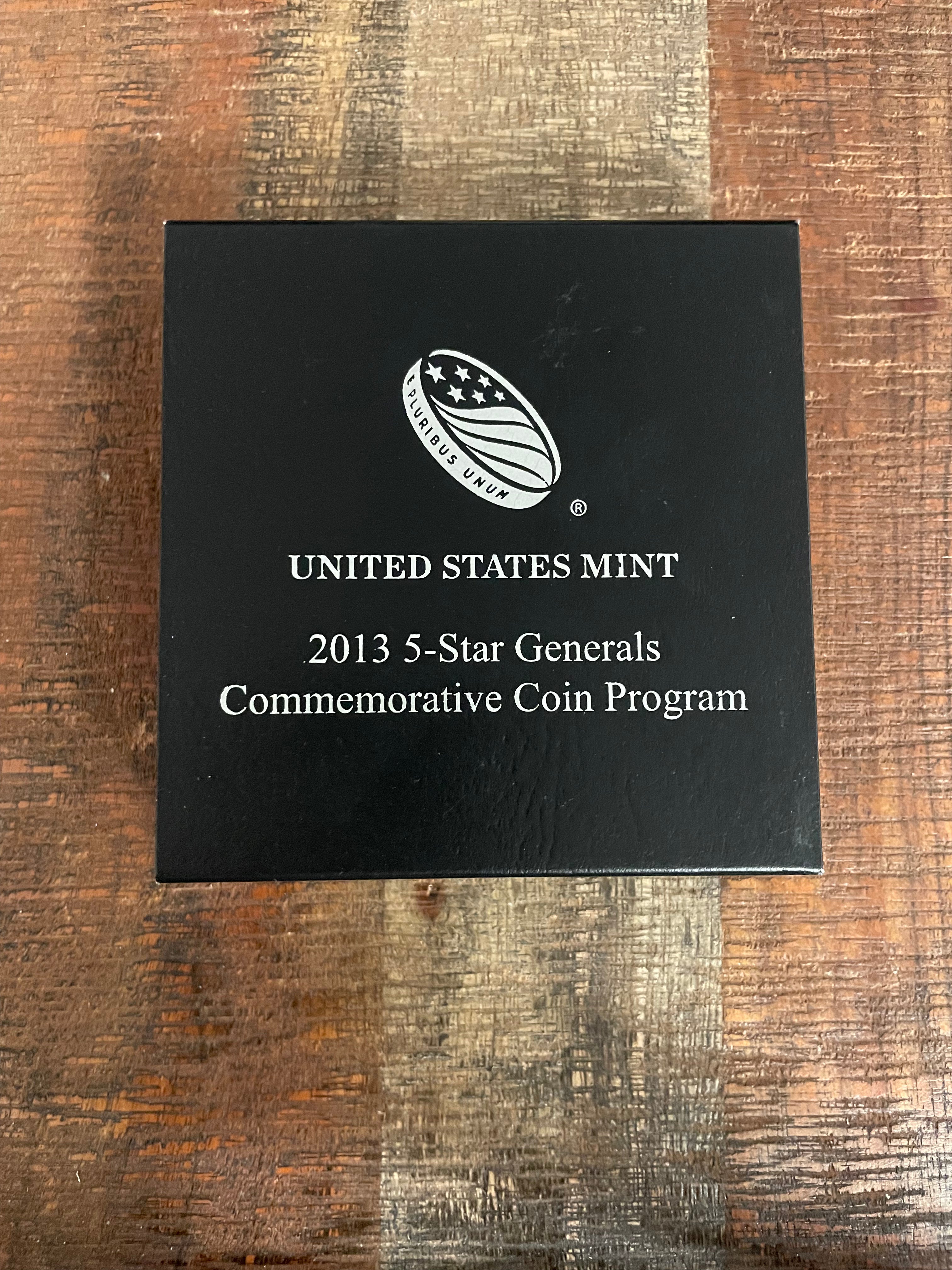 2013 5-Star Generals Commemorative Coin Program ~ Proof Silver Dollar~ In OGP with COA