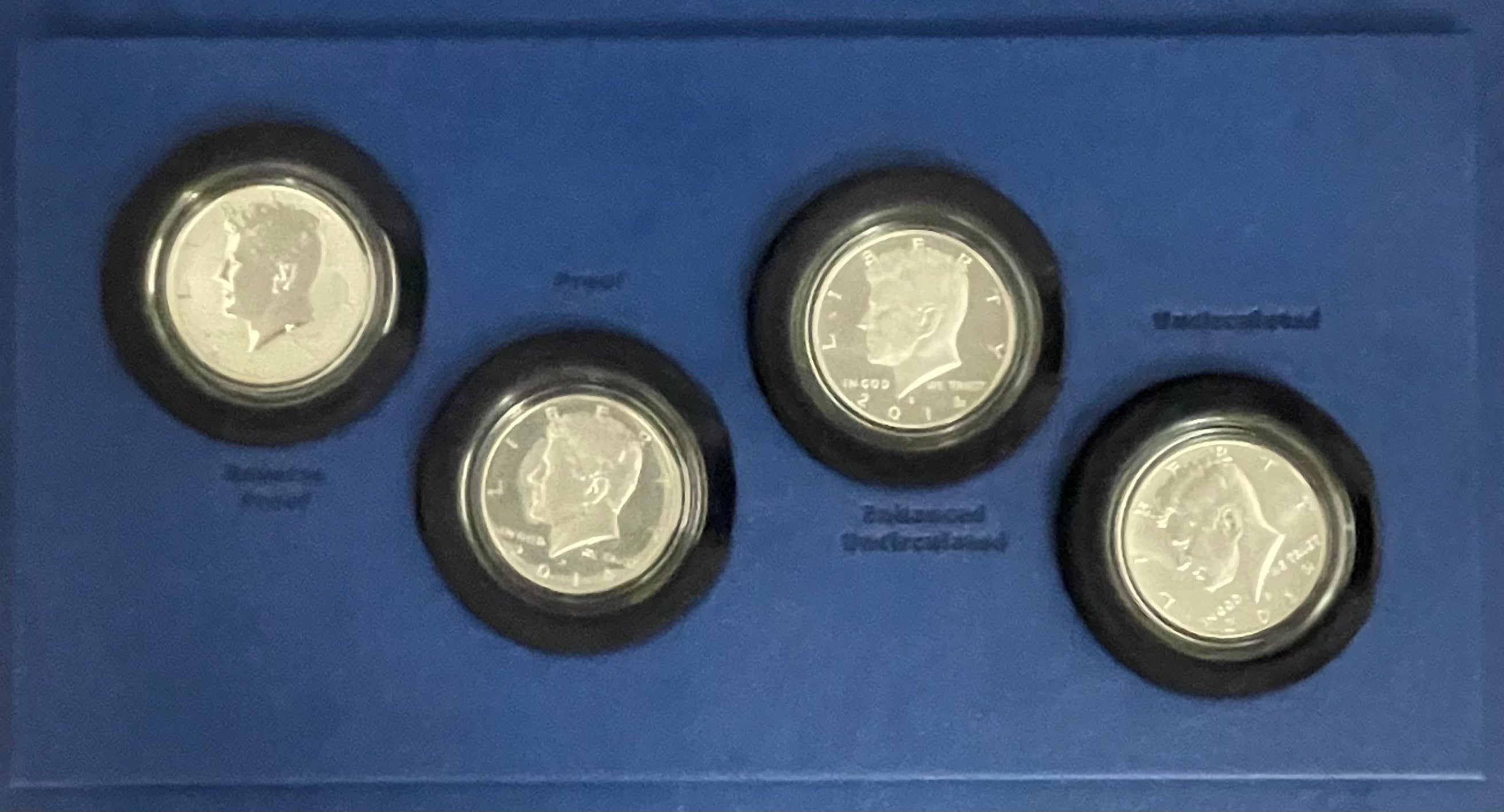 2014 50th Anniversary Kennedy Half-Dollar Silver Coin Collection