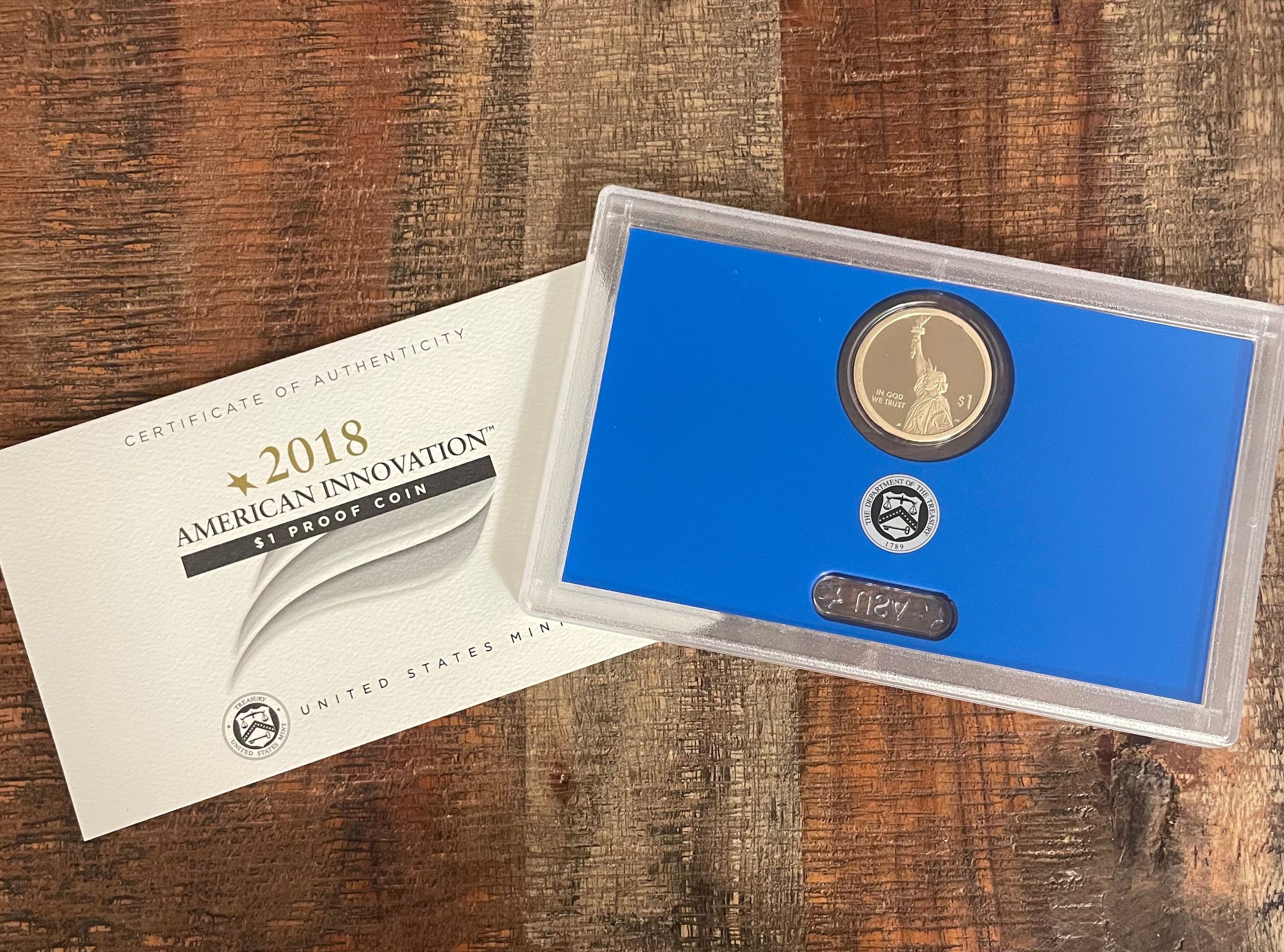 2018-S $1 American Innovation Proof Coin