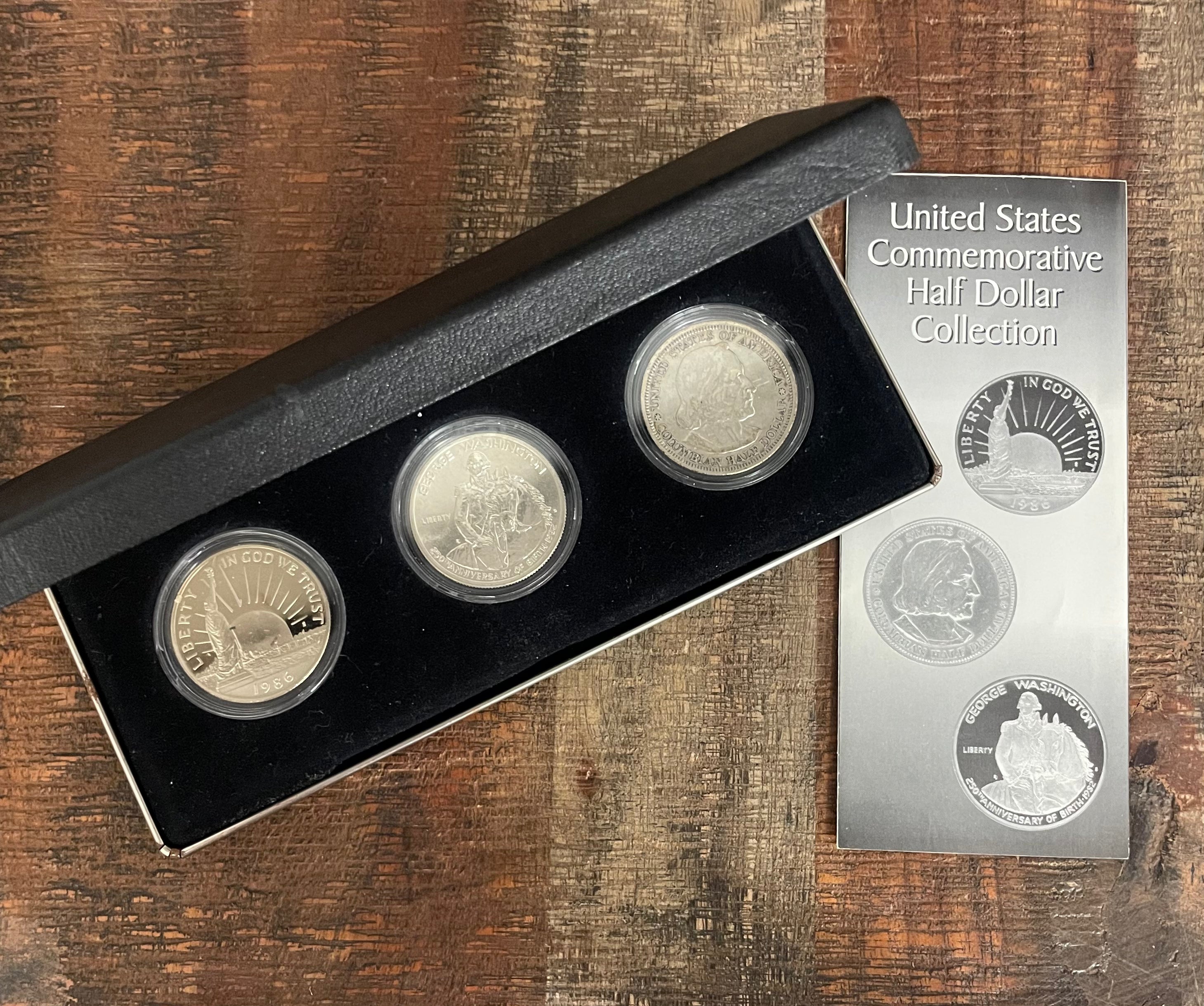 US Commemorative Half Dollar Collection~Set of 3~ 90% Silver