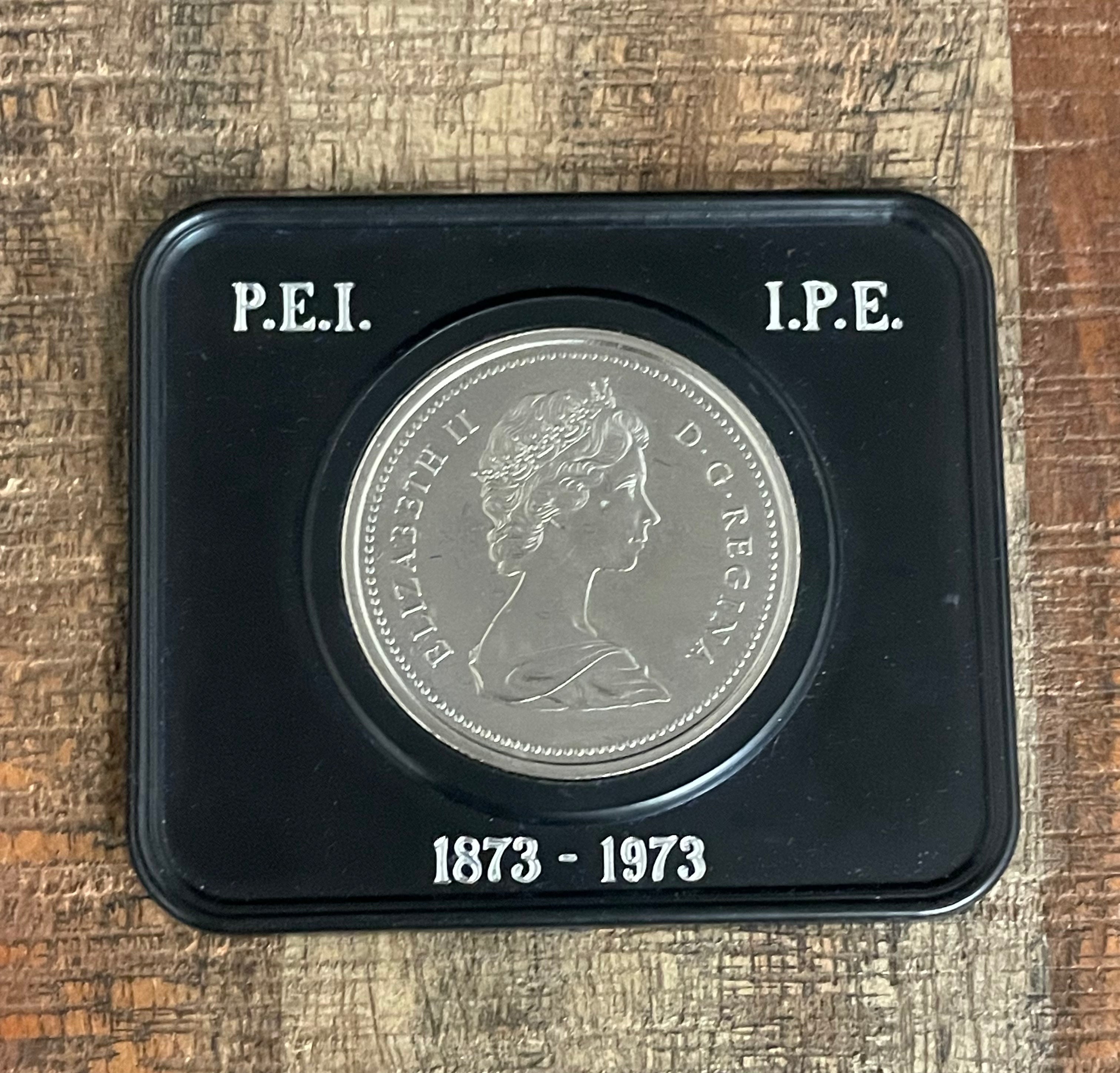 1873-1973 Canada Dollar ~ Prince Edward Island ~ Royal Canadian Mint ~ Nickel ~ OGP, NO COA NO Outer box