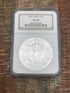 2001 $1 American Silver Eagle NGC graded MS69