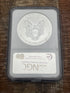 2001 $1 American Silver Eagle NGC graded MS69