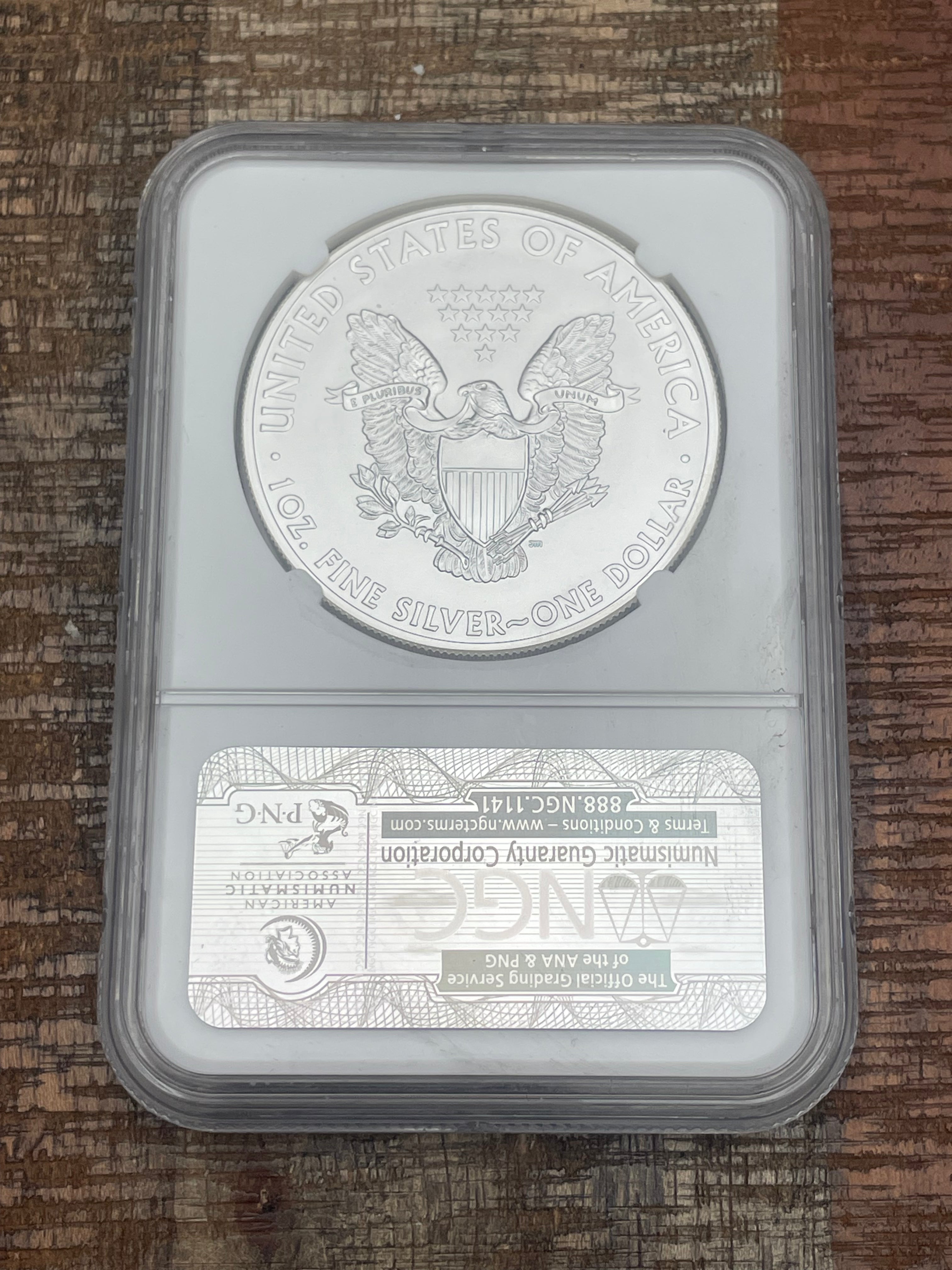 2013-W $1 US American Silver Eagle ~ NGC MS70 ~ First Releases ~ Mint Sealed Box #24
