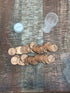 1973-S 1C Uncirculated Lincoln Memorial Cent ~ 1 Roll ~ 50 Coins ~ In Plastic Tube ~ BU