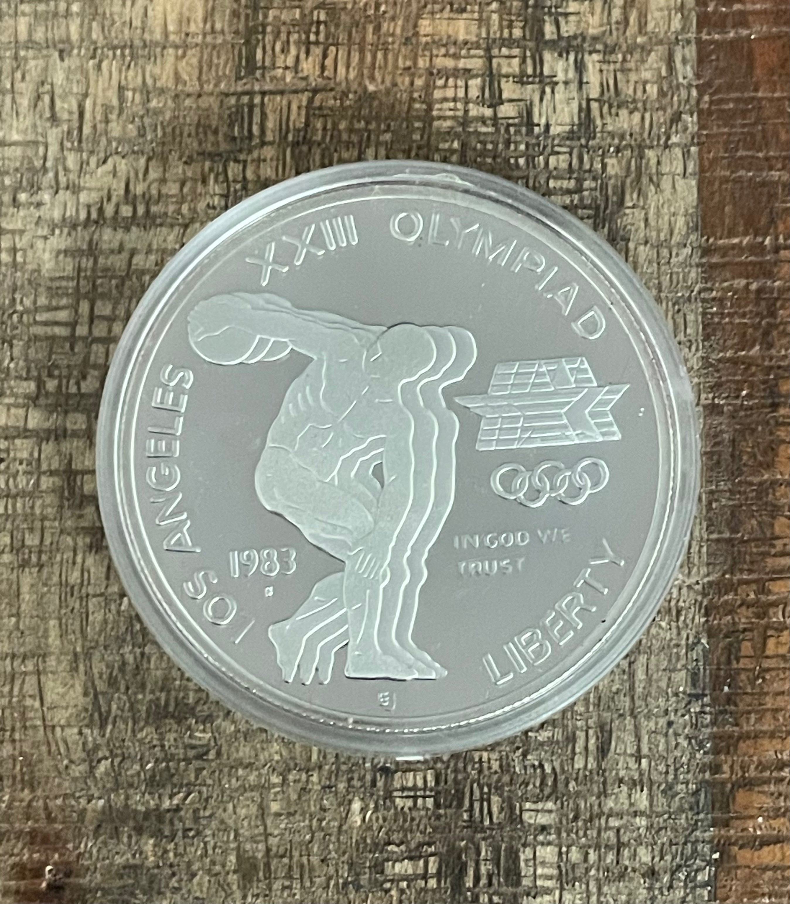 1983-S  US $1 Olympic Silver Proof  Coin  ~ NO Outer Box NO COA