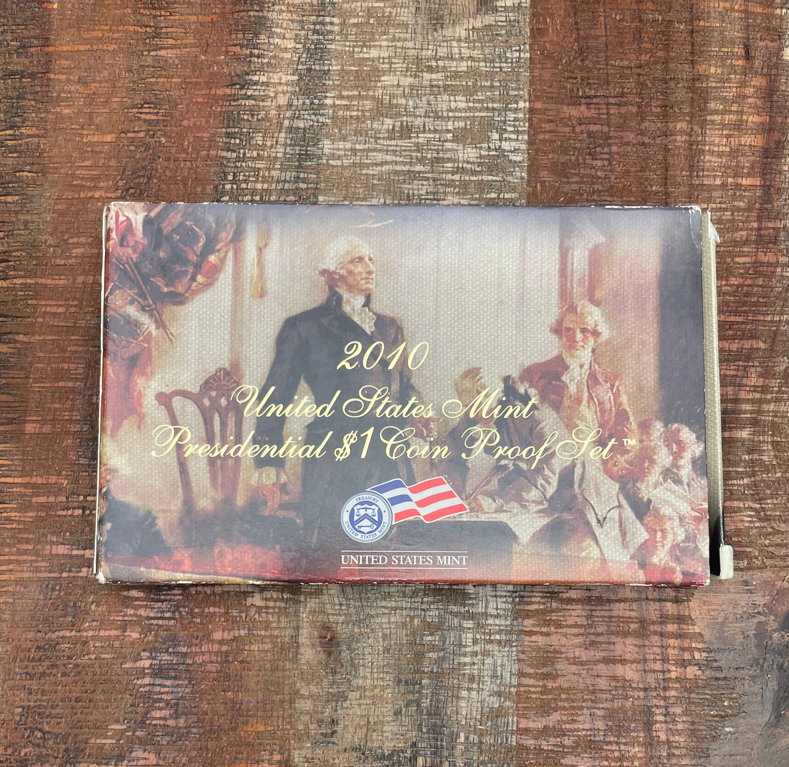 2010 Presidential Dollar Proof Set ~ In OGP with COA