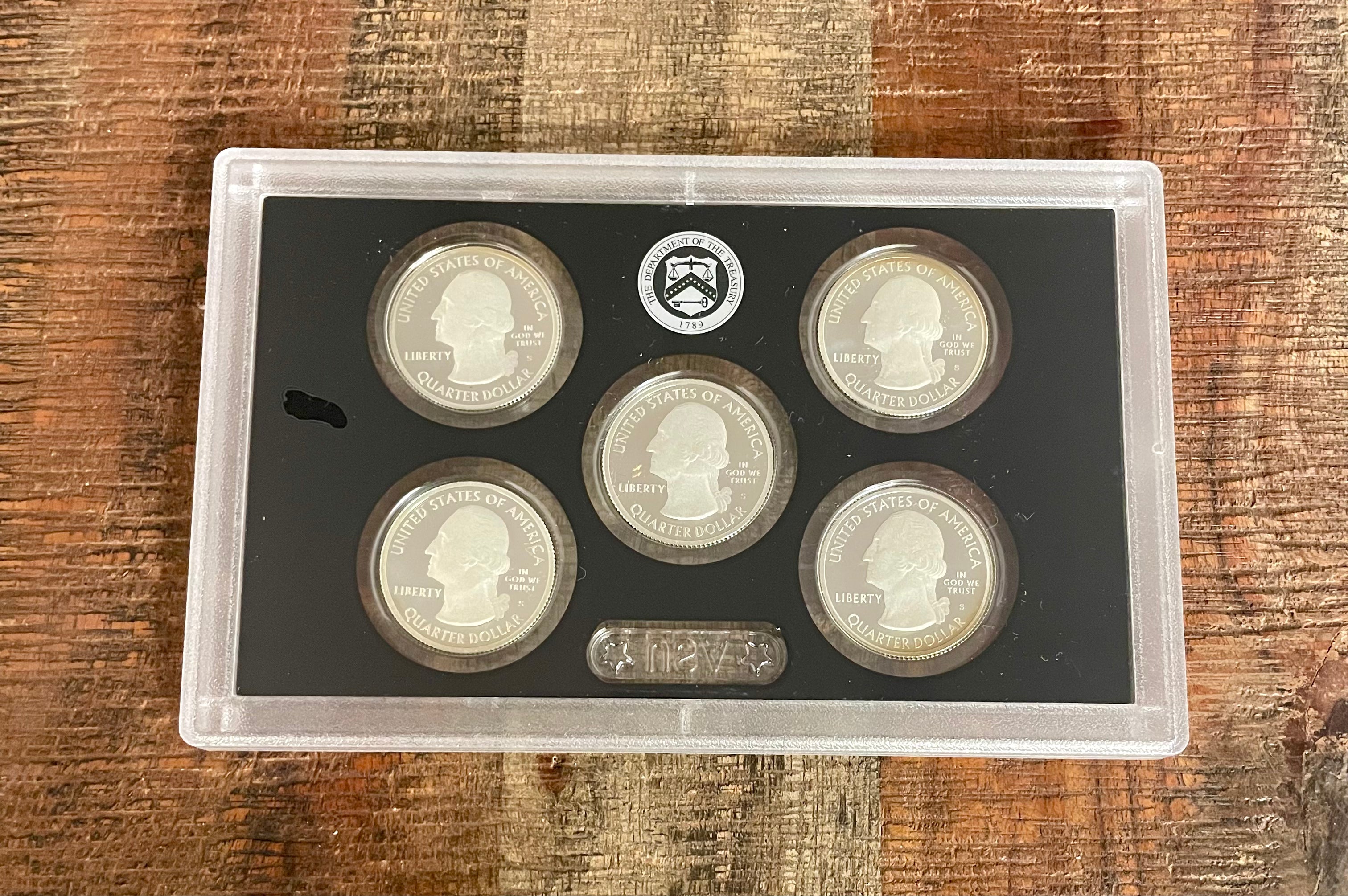 2016 US Mint America the Beautiful Quarters Silver Proof Set in OGP with COA
