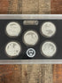 2017 US Mint America the Beautiful Quarters Silver Proof Set in OGP ~ NO BOX NO COA