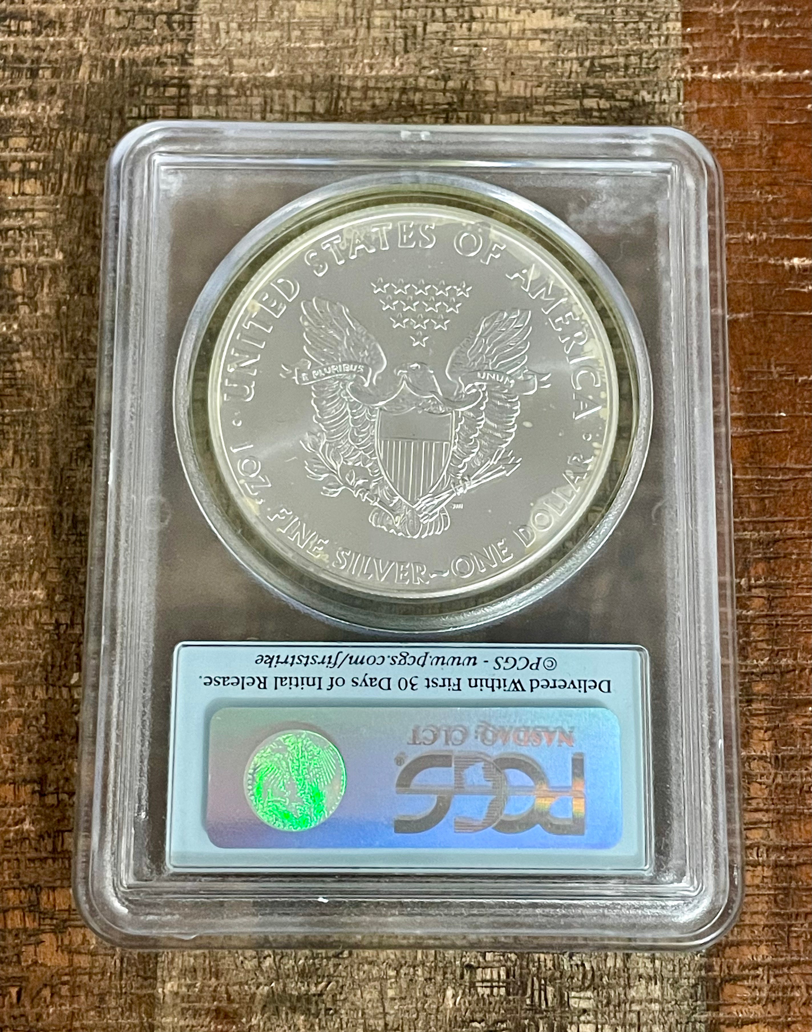 2011 $1 US American Silver Eagle ~ PCGS MS70 ~ Struck at the Philadelphia Mint