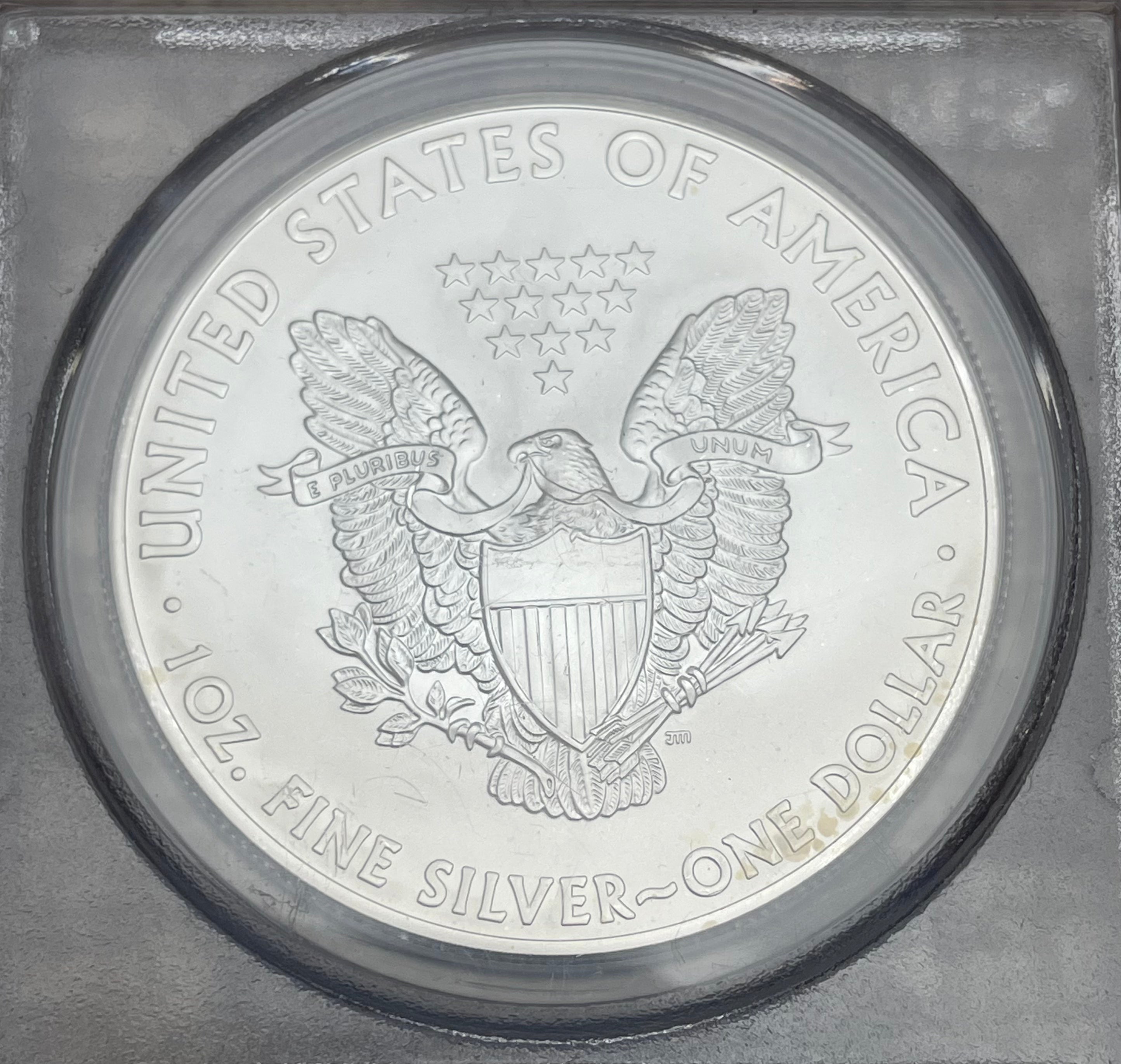 2013 $1 US American Silver Eagle ~ PCGS MS70 ~ First Strike ~ Signed by Mercanti