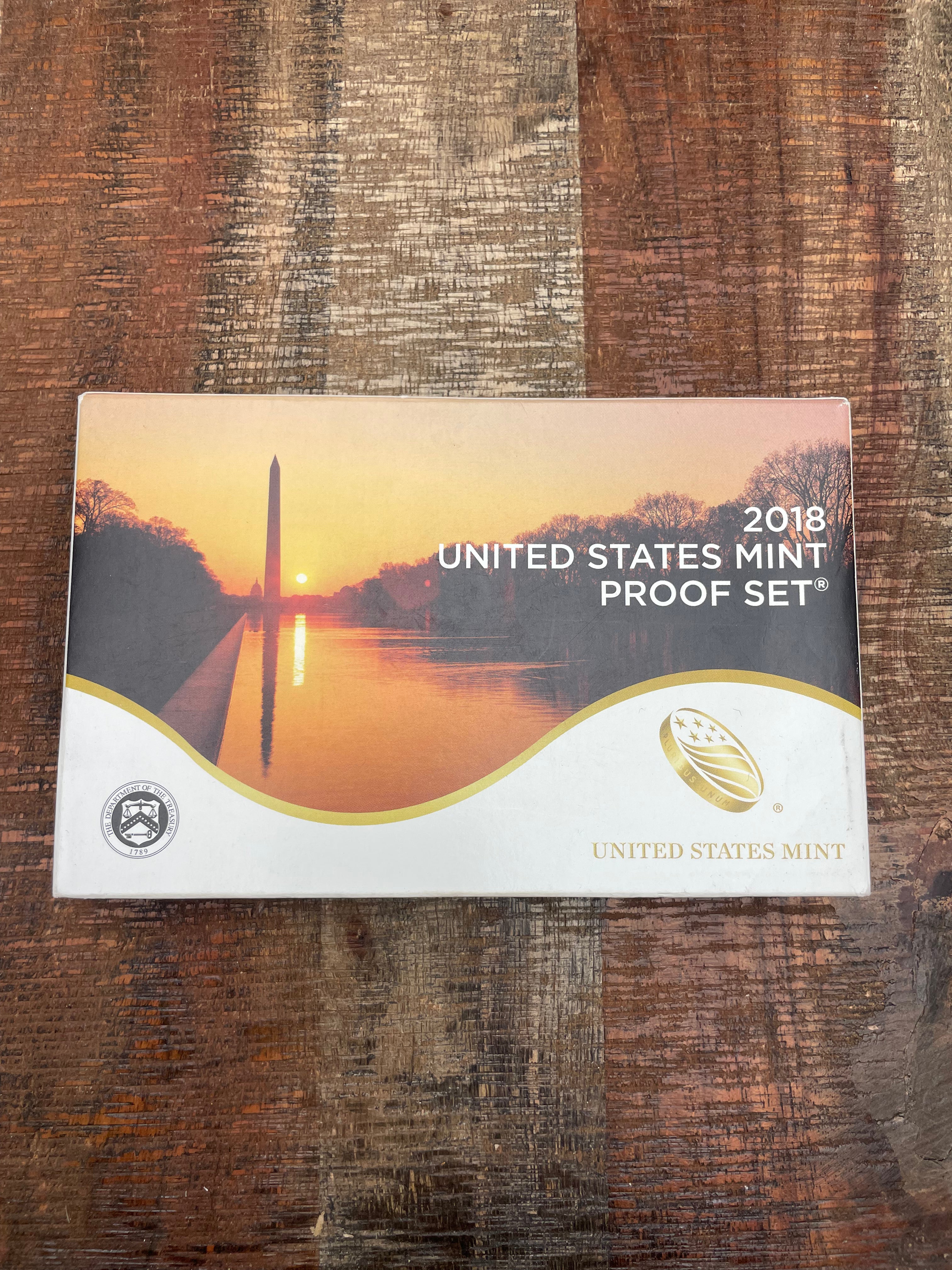 2018 US Mint  Proof Set ~ In OGP with COA