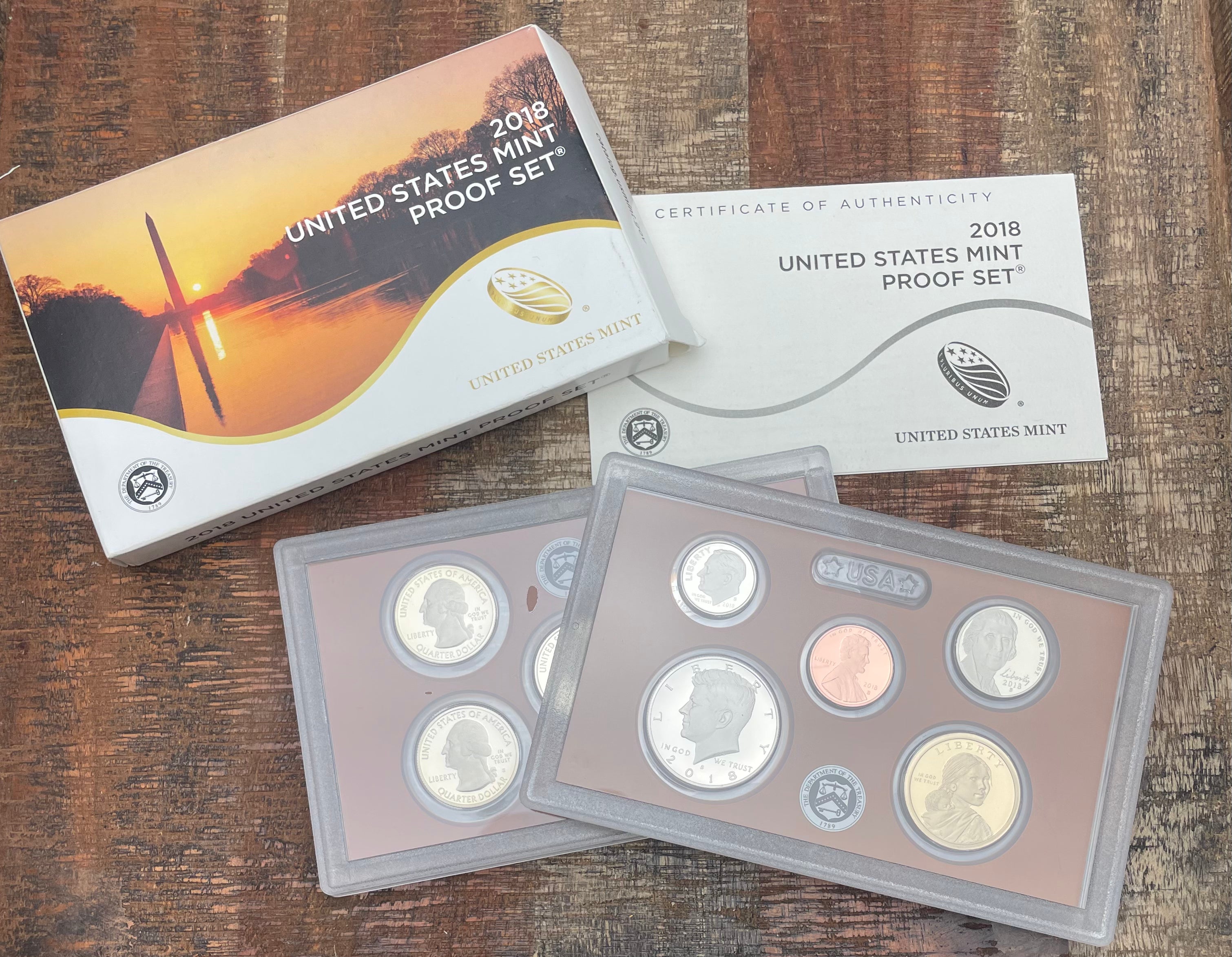 2018 US Mint  Proof Set ~ In OGP with COA