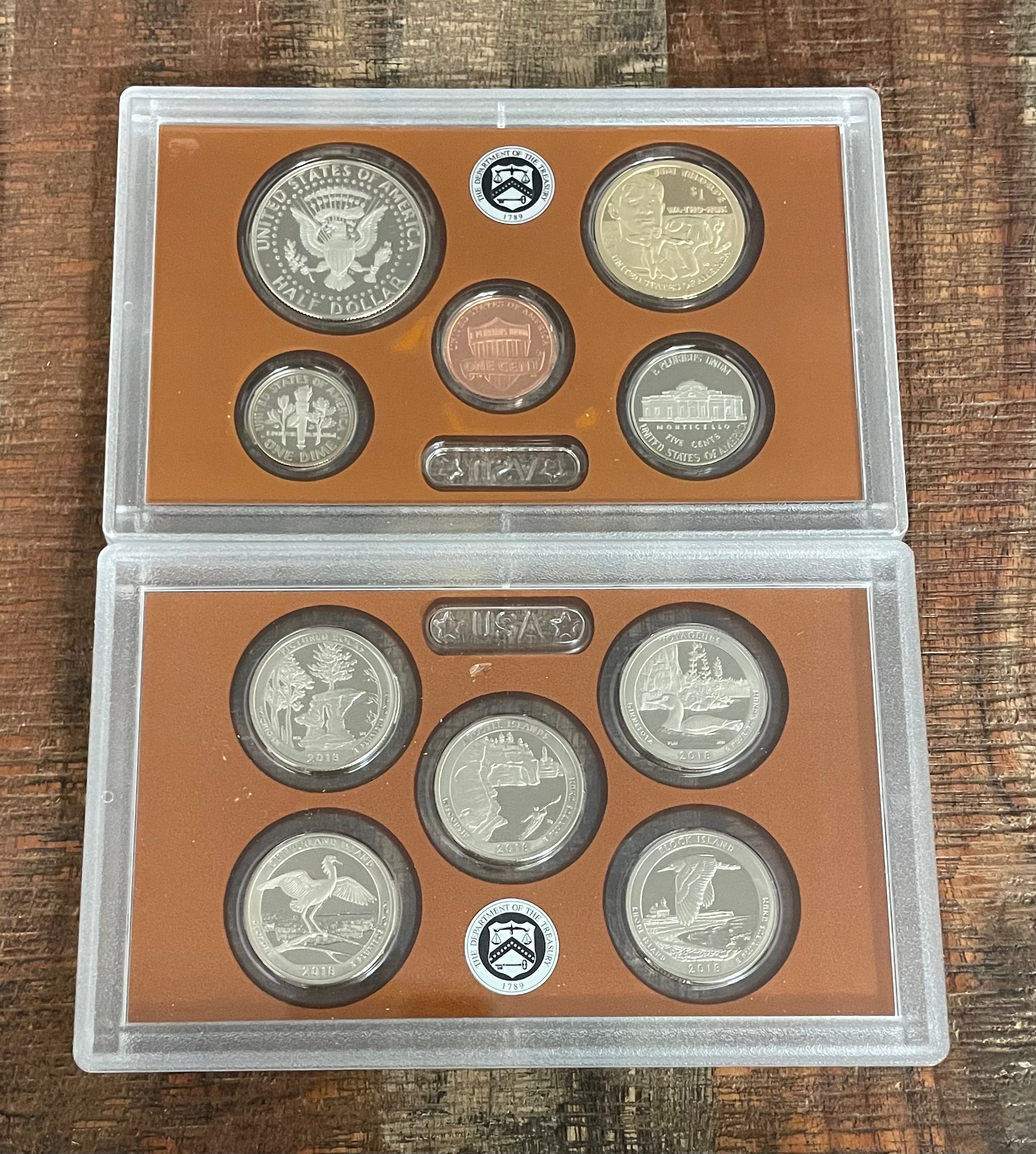 2018 US Mint  Proof Set ~ In OGP with COA
