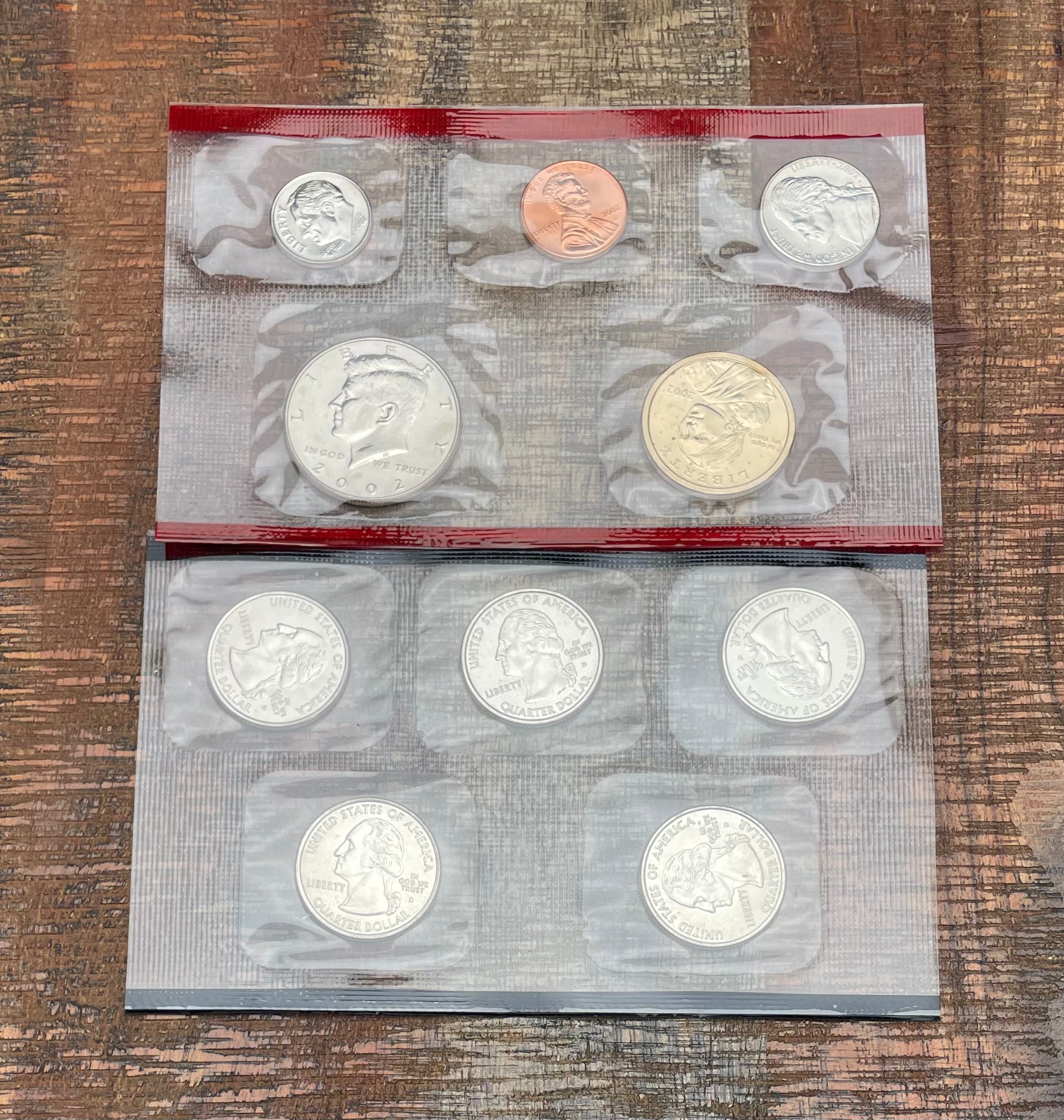 2002 P & D ~ US Mint Uncirculated Coin Set ~ In OGP with COA