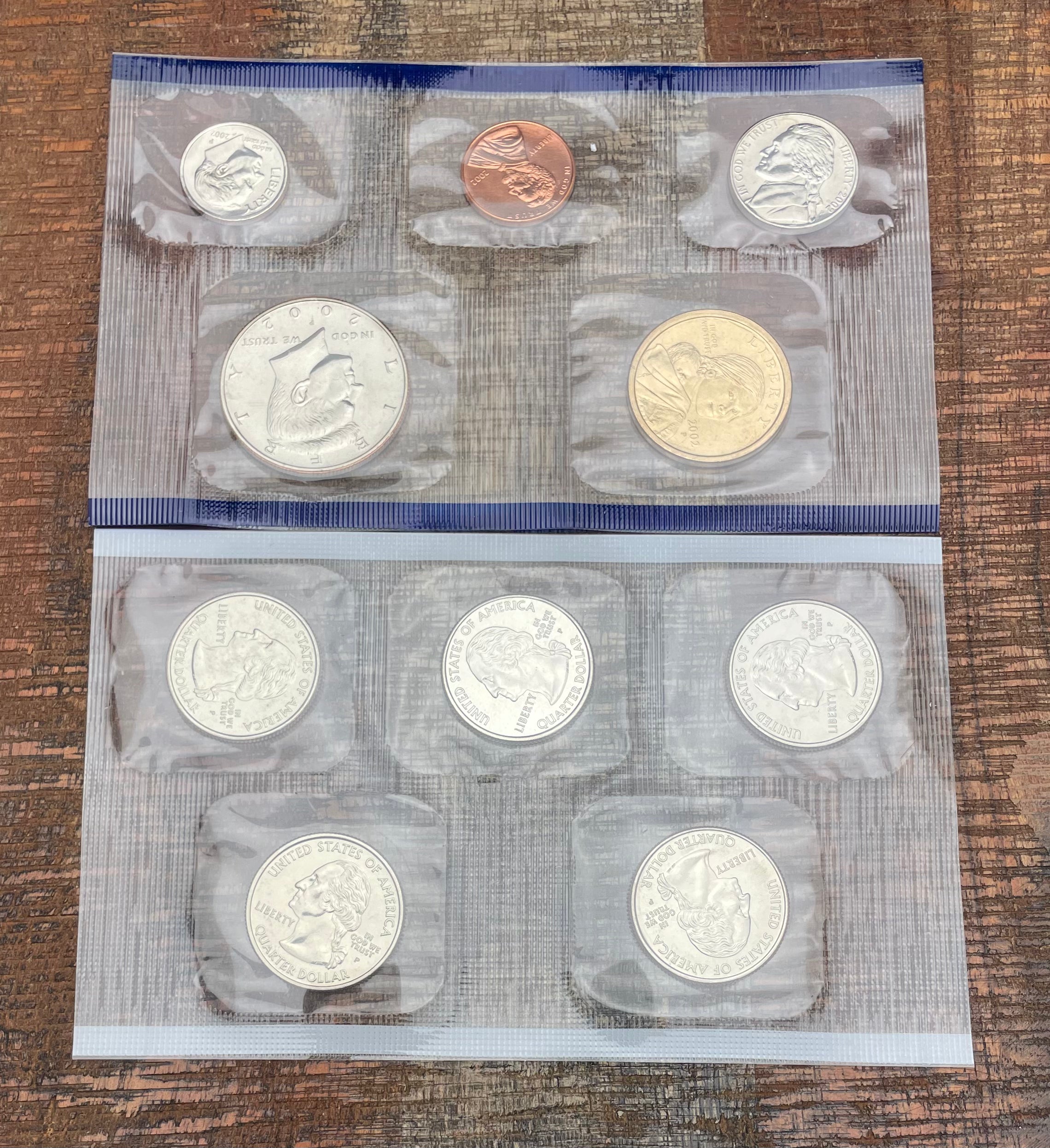 2002 P & D ~ US Mint Uncirculated Coin Set ~ In OGP with COA