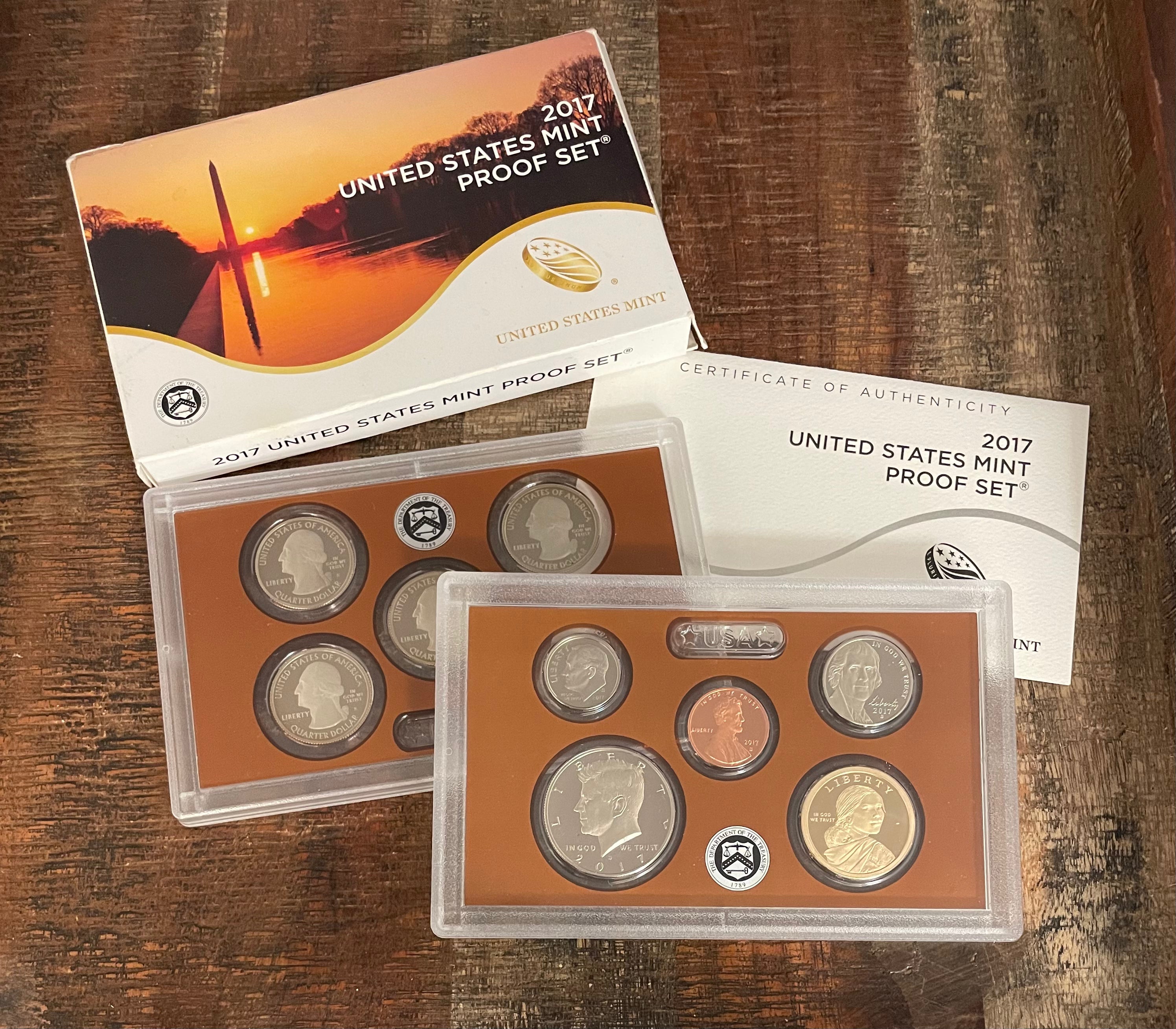 2017 US Mint Proof Set ~ In OGP with COA
